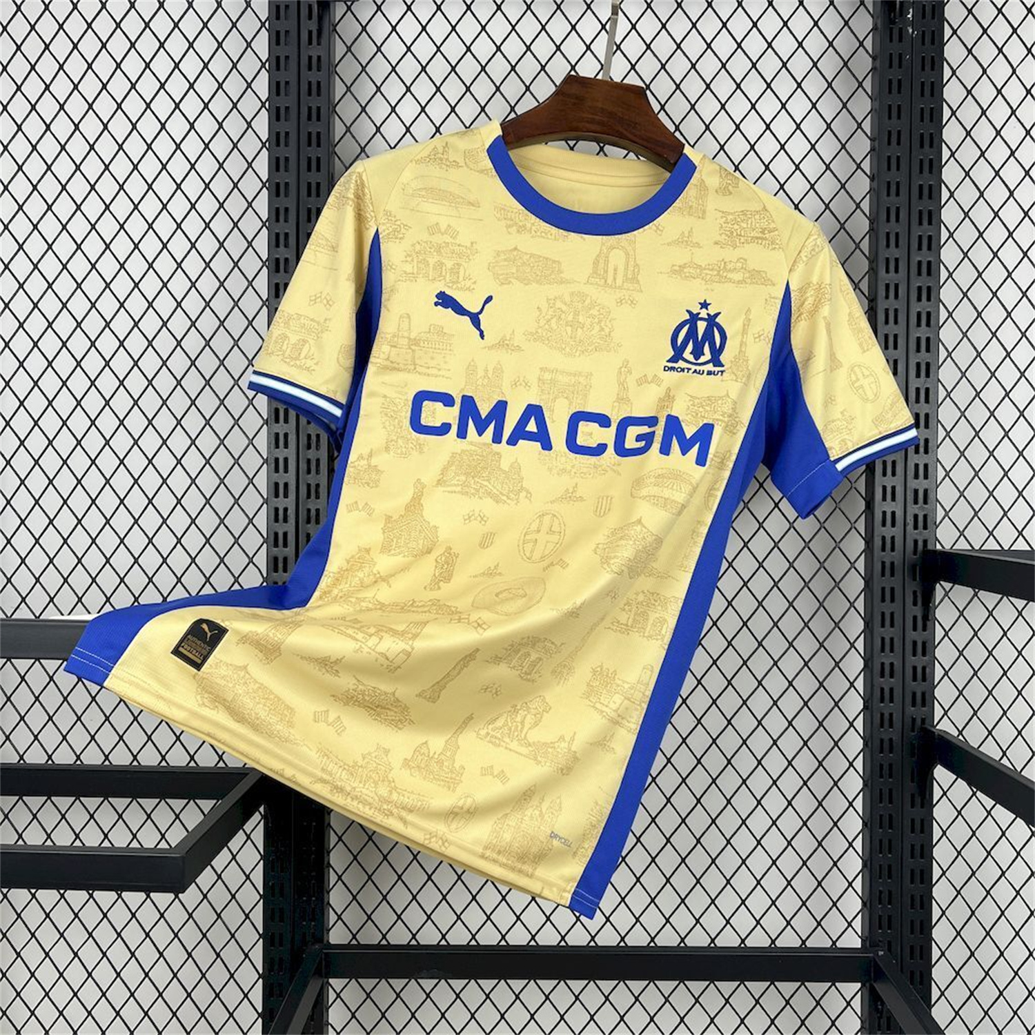 AlphaJersey-Marseille 25-26 Fourth Jersey - Fans Version