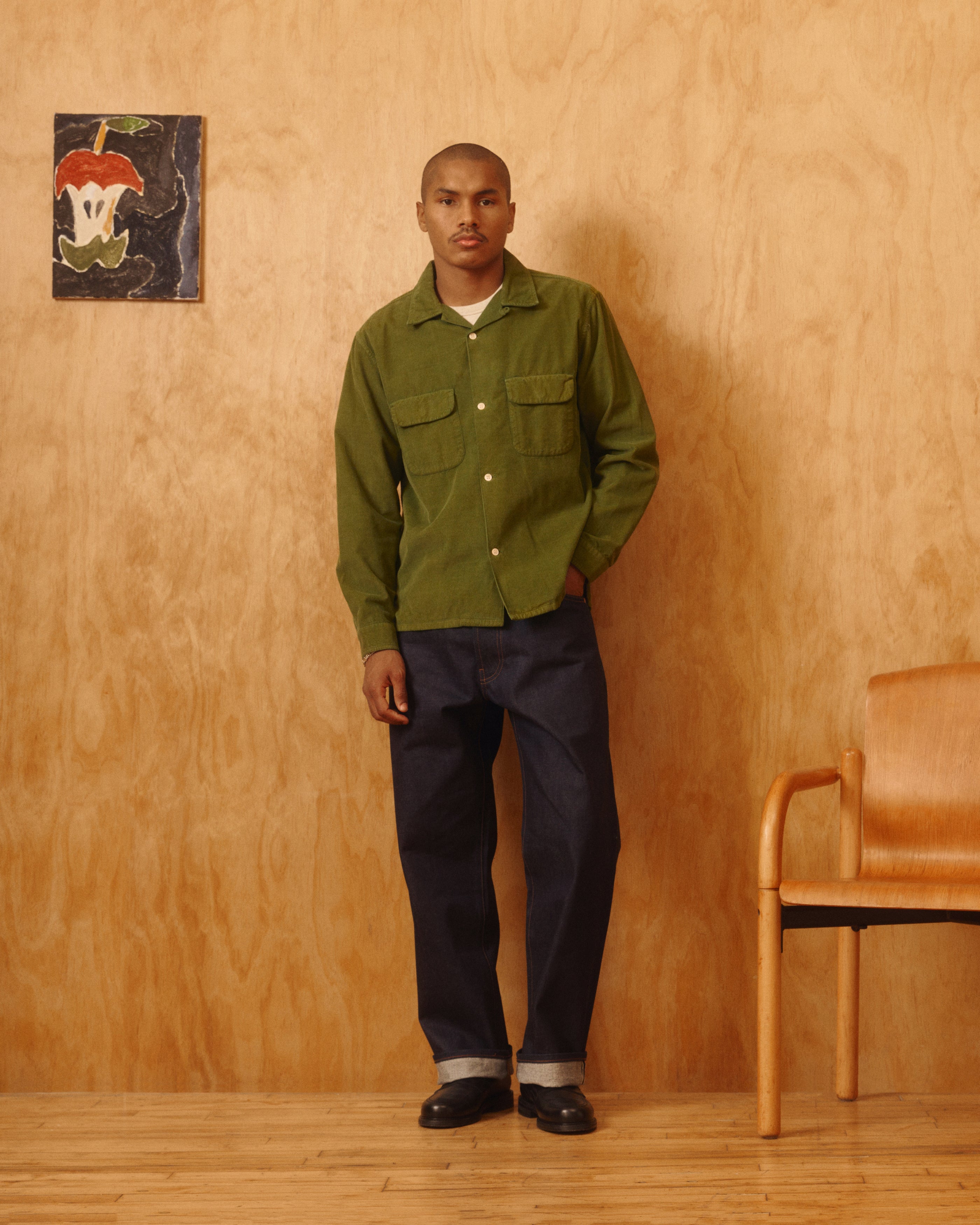 Penny Corduroy Cotton Shirt | Modern Menswear by yycbvcnbmmnbm