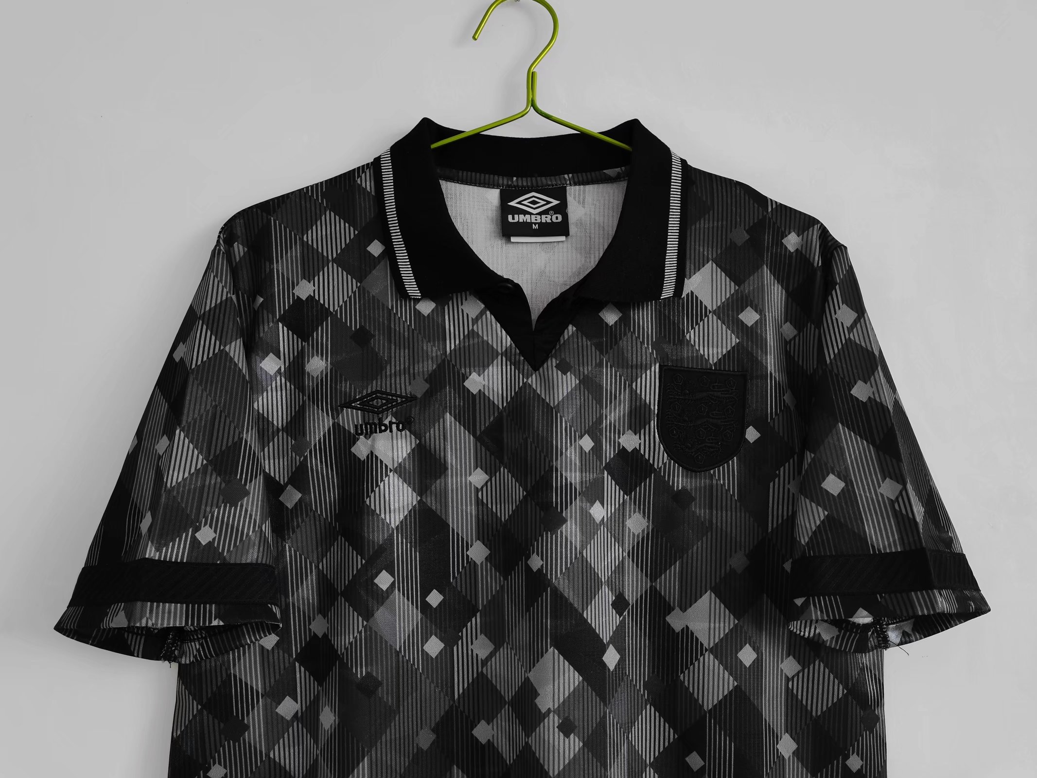 AlphaJersey-Retro England 1990 Black Jersey