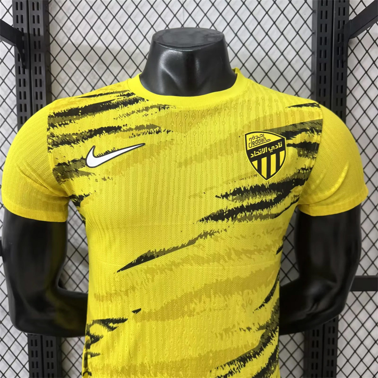 AlphaJersey-Al Ittihad Jeddah United 25-26 Pre-Match Yellow Jersey - Player Version
