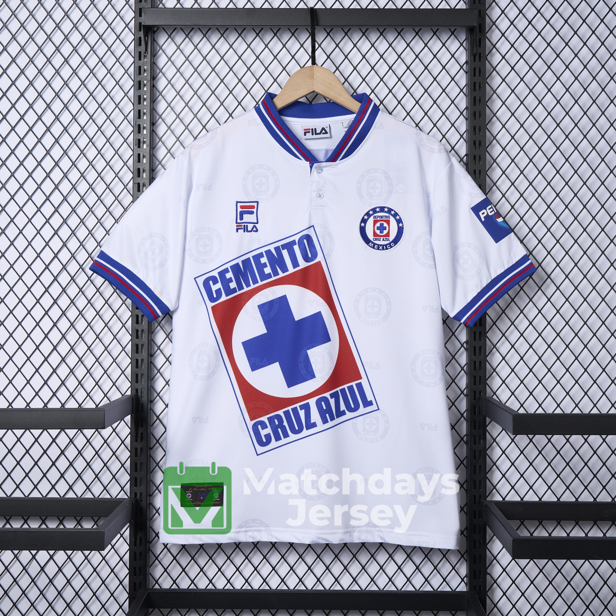 AlphaJersey-Retro Cruz Azul 1998-99 Away Jersey - Fans Version