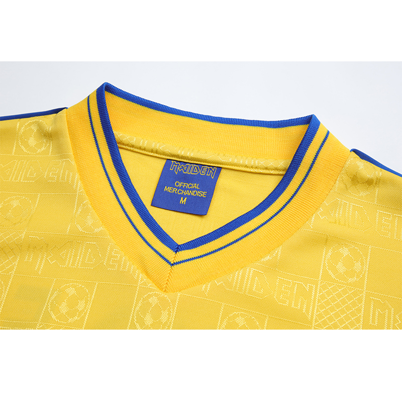 AlphaJersey-Retro Iron Maiden 2008 Yellow Jersey