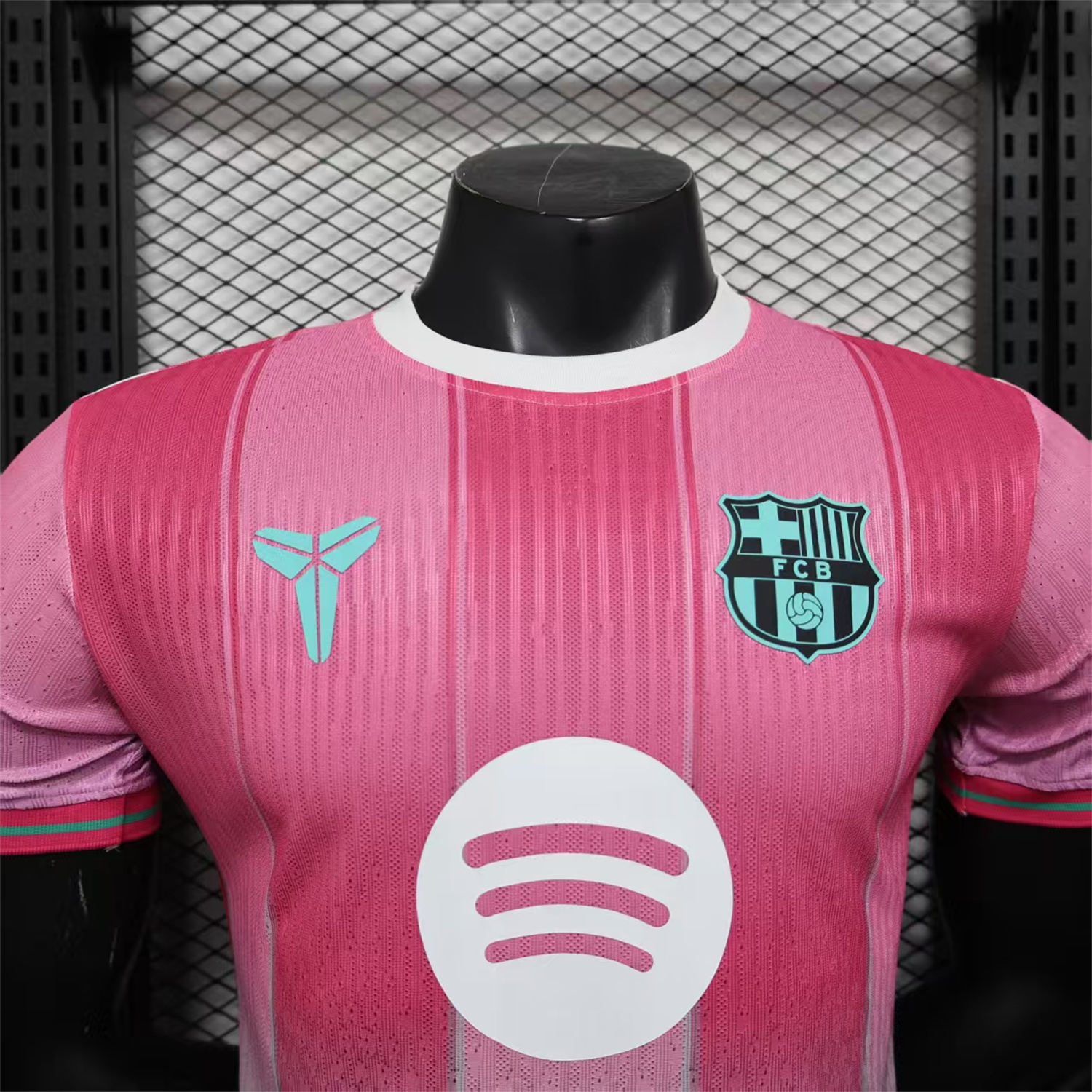 AlphaJersey-Barcelona 25-26 Pink And Cyan Special Jersey - Player Version