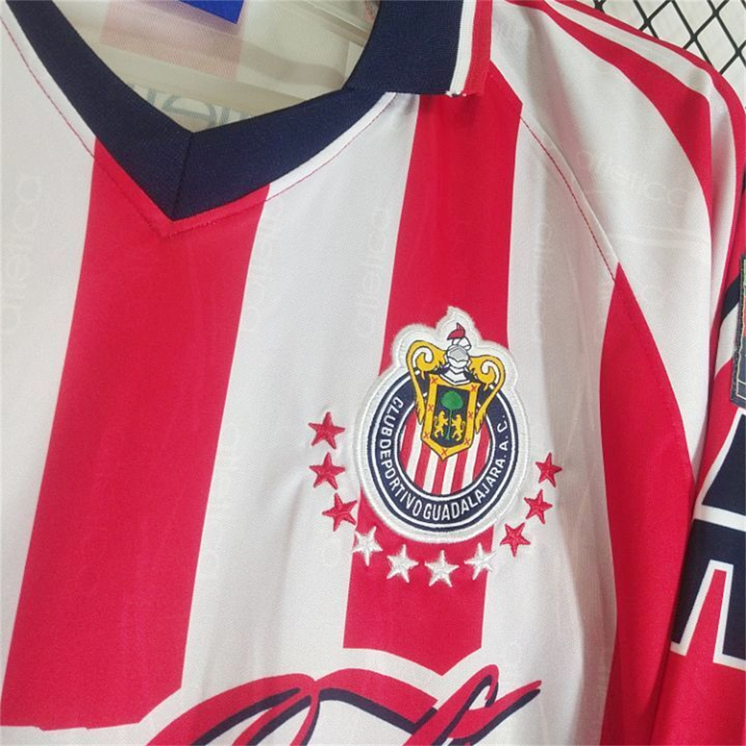 AlphaJersey-Retro Chivas de Guadalajara 1998-99 Home Long Sleeves Jersey