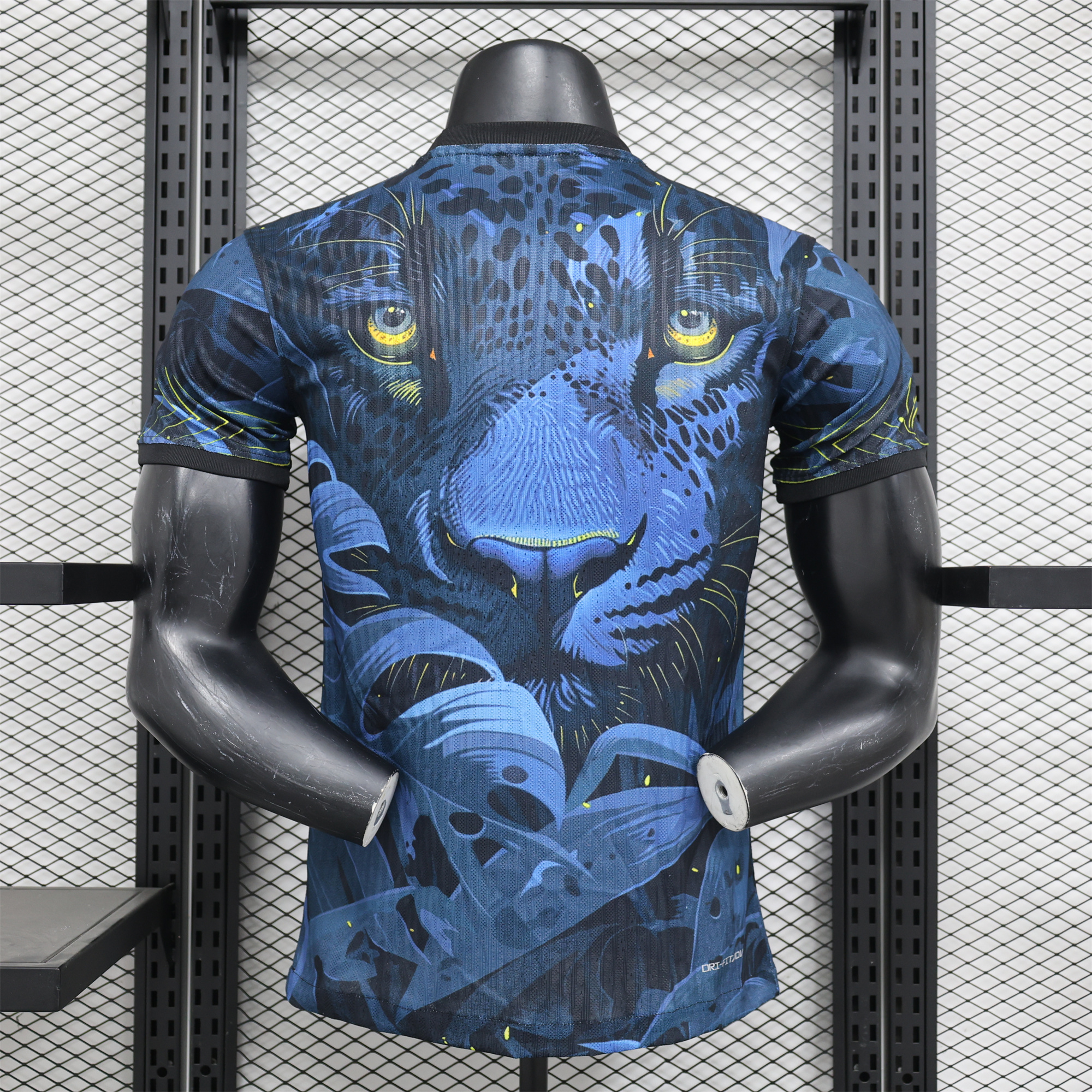 AlphaJersey-Brazil 2024 Black Blue Tiger Jersey - Player Version