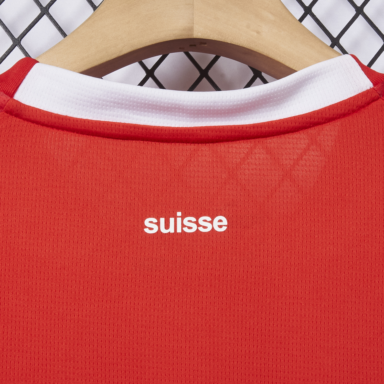 AlphaJersey-Switzerland 2026 Home Red Jersey - Fans Version