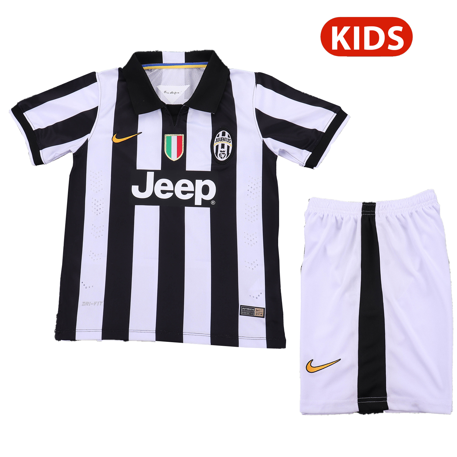AlphaJersey-Retro Juventus 2014-15 Home Kids Kit