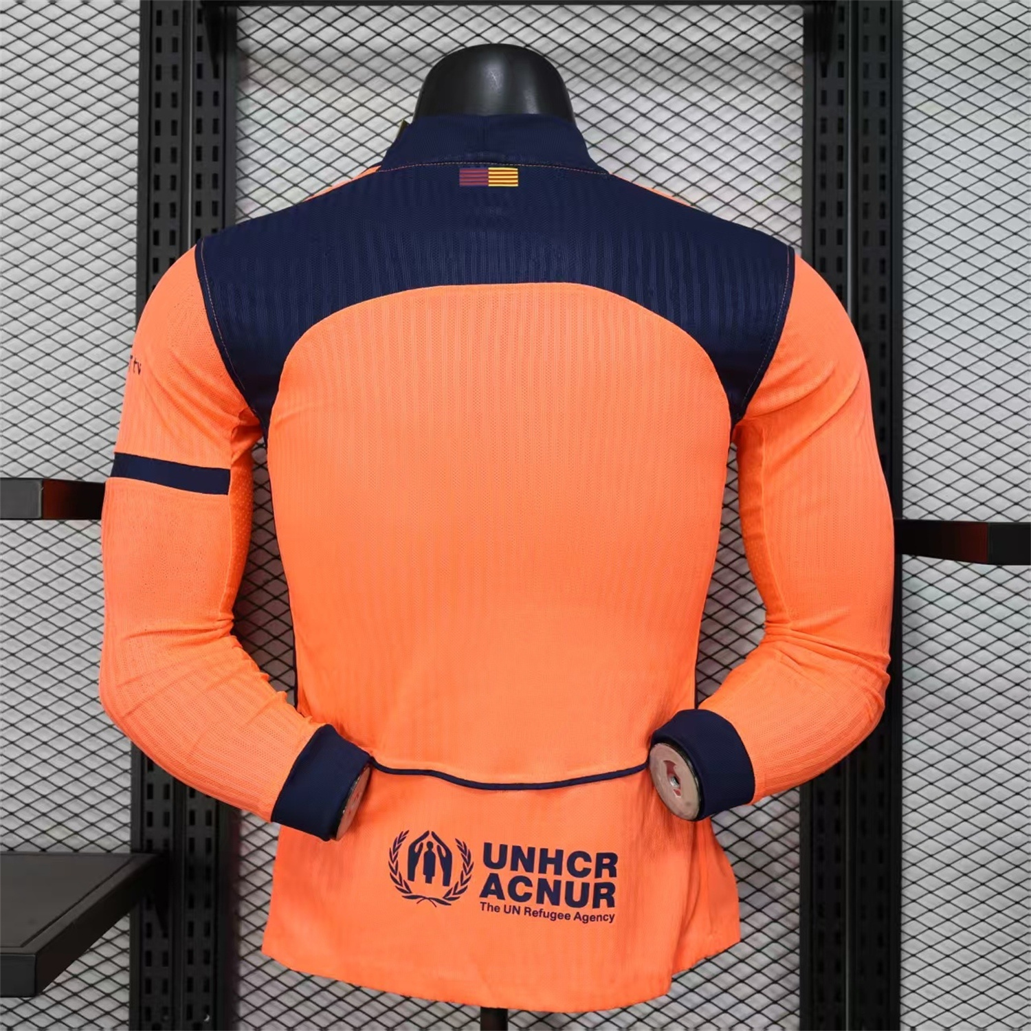 AlphaJersey-Barcelona 25-26 Third Orange Long Sleeves Jersey - Player Version