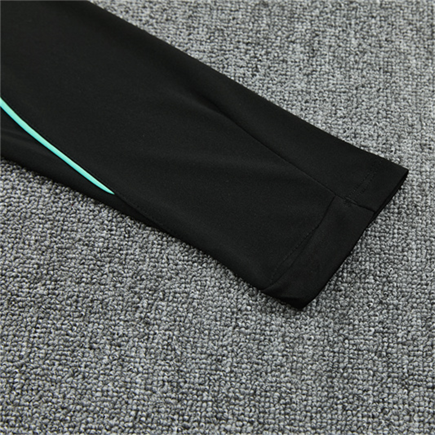 AlphaJersey-Brazil X JD 2026 Long Sleeves Training Set - Black Top And Black Yellow Pants