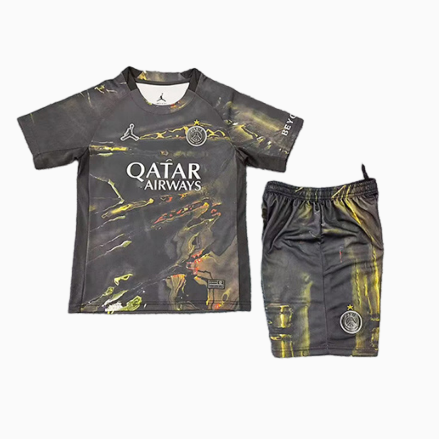AlphaJersey-Paris Saint-Germain PSG 25-26 Night Version Fifth Kids Kit