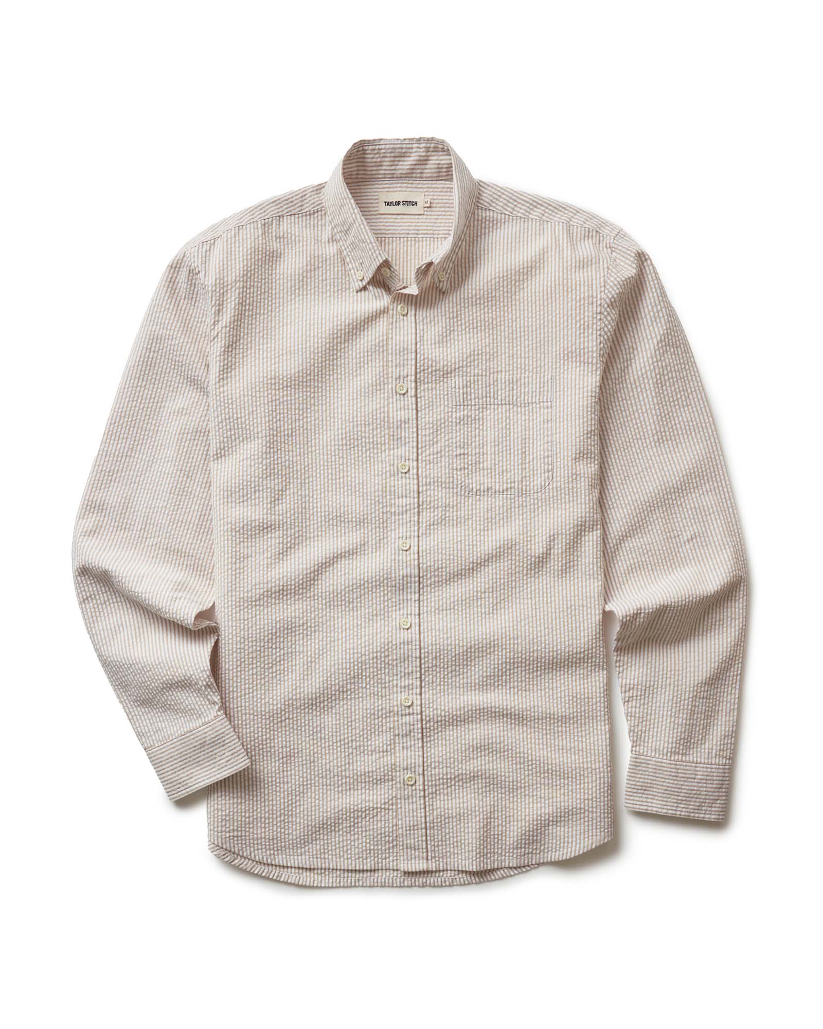 The Jack in Sand Stripe Seersucker | Modern Menswear by yycbvcnbmmnbm
