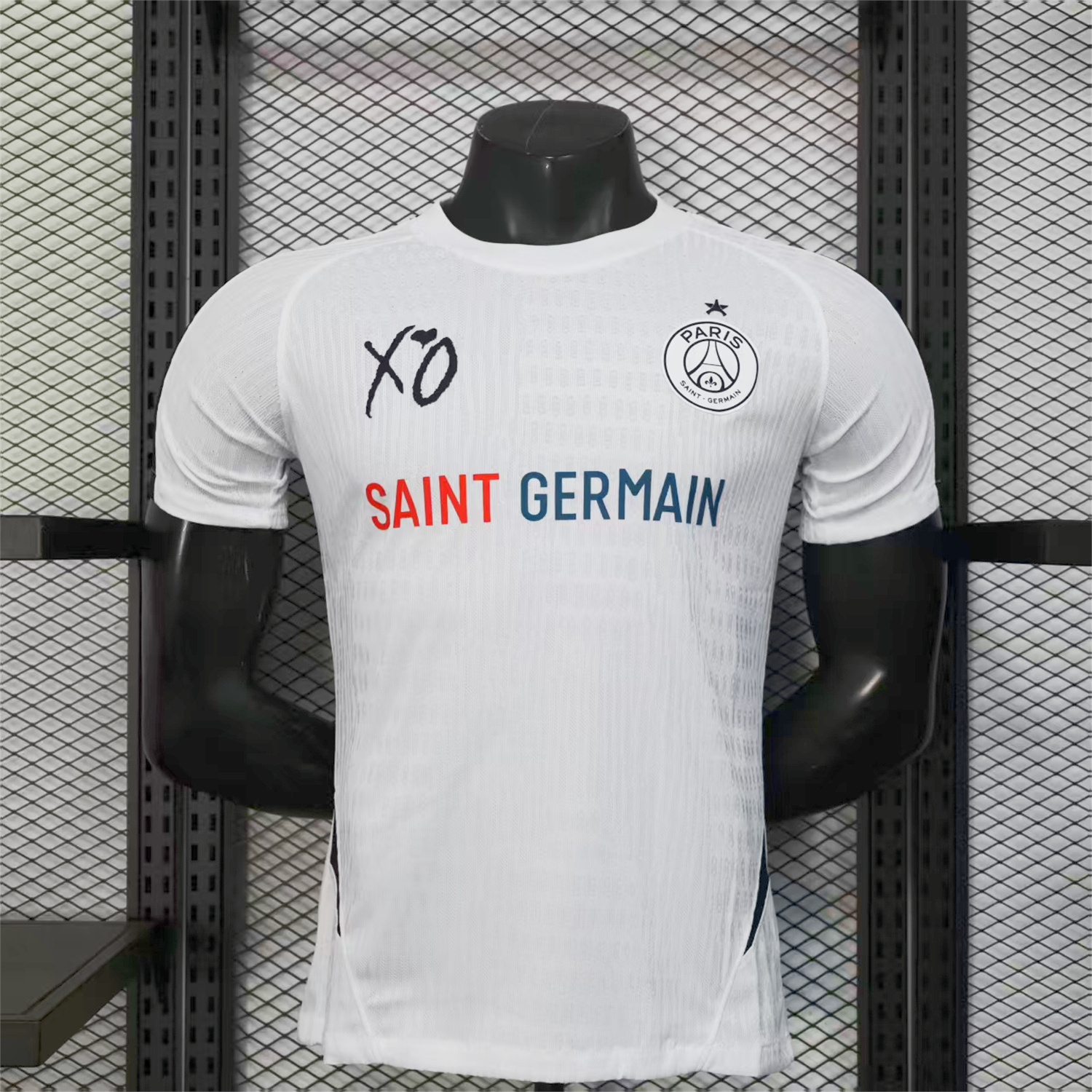 AlphaJersey-Paris Saint-Germain PSG 25-26 White XO Special Jersey - Player Version