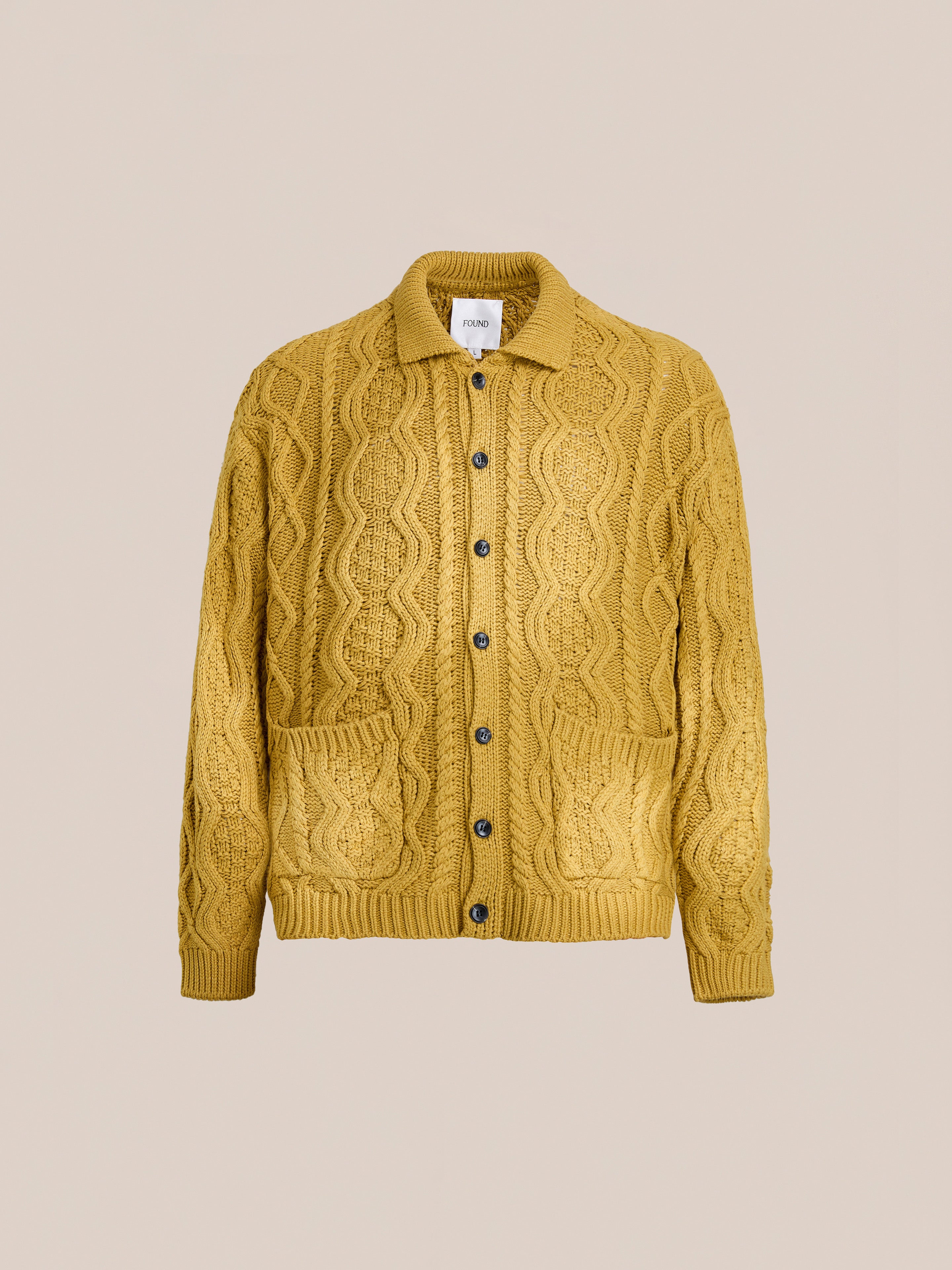 Cable Knit Buttoned Cardigan | Modern Menswear by yycbvcnbmmnbm