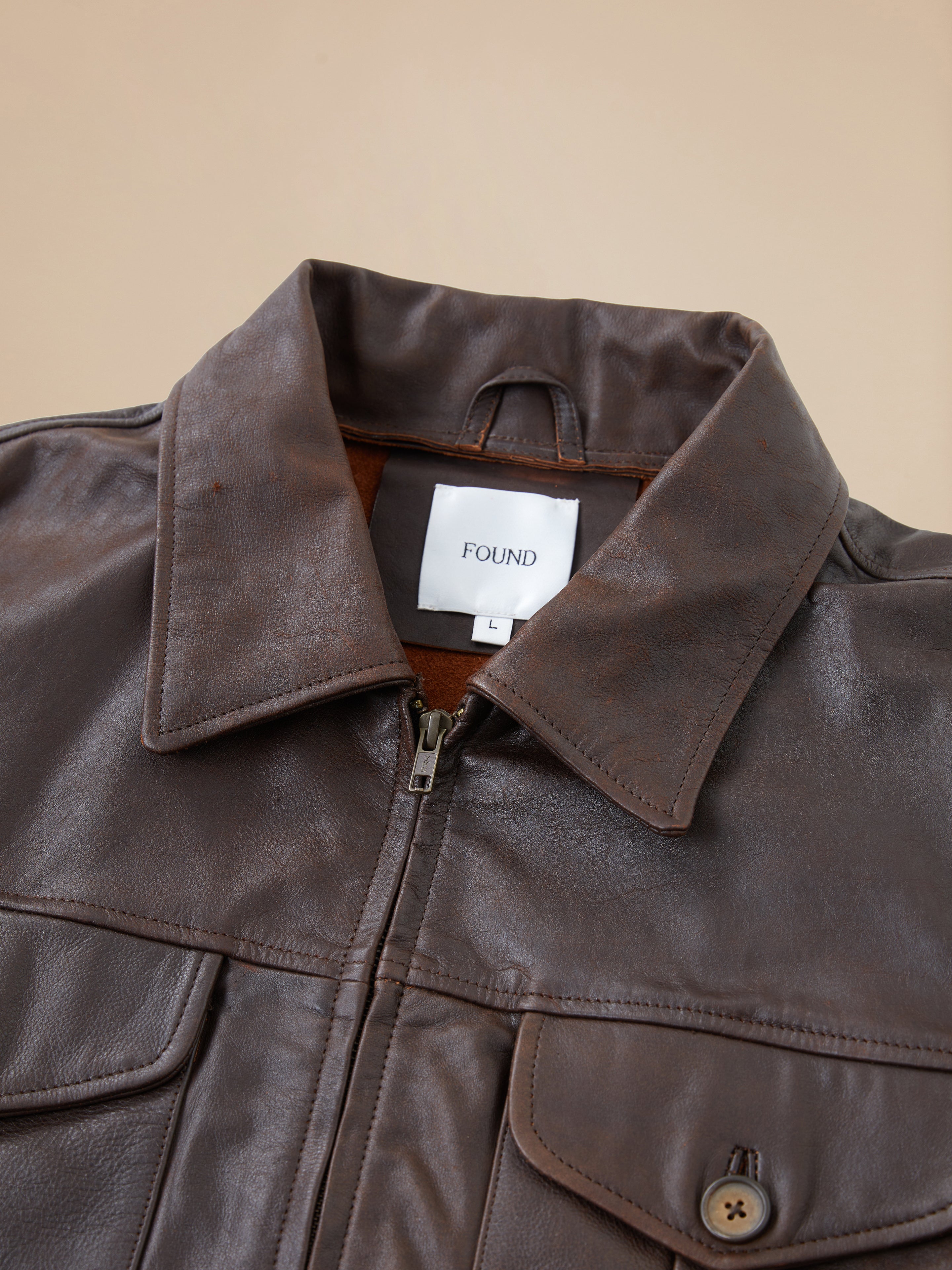 Sepia Leather Overshirt | Modern Menswear by yycbvcnbmmnbm