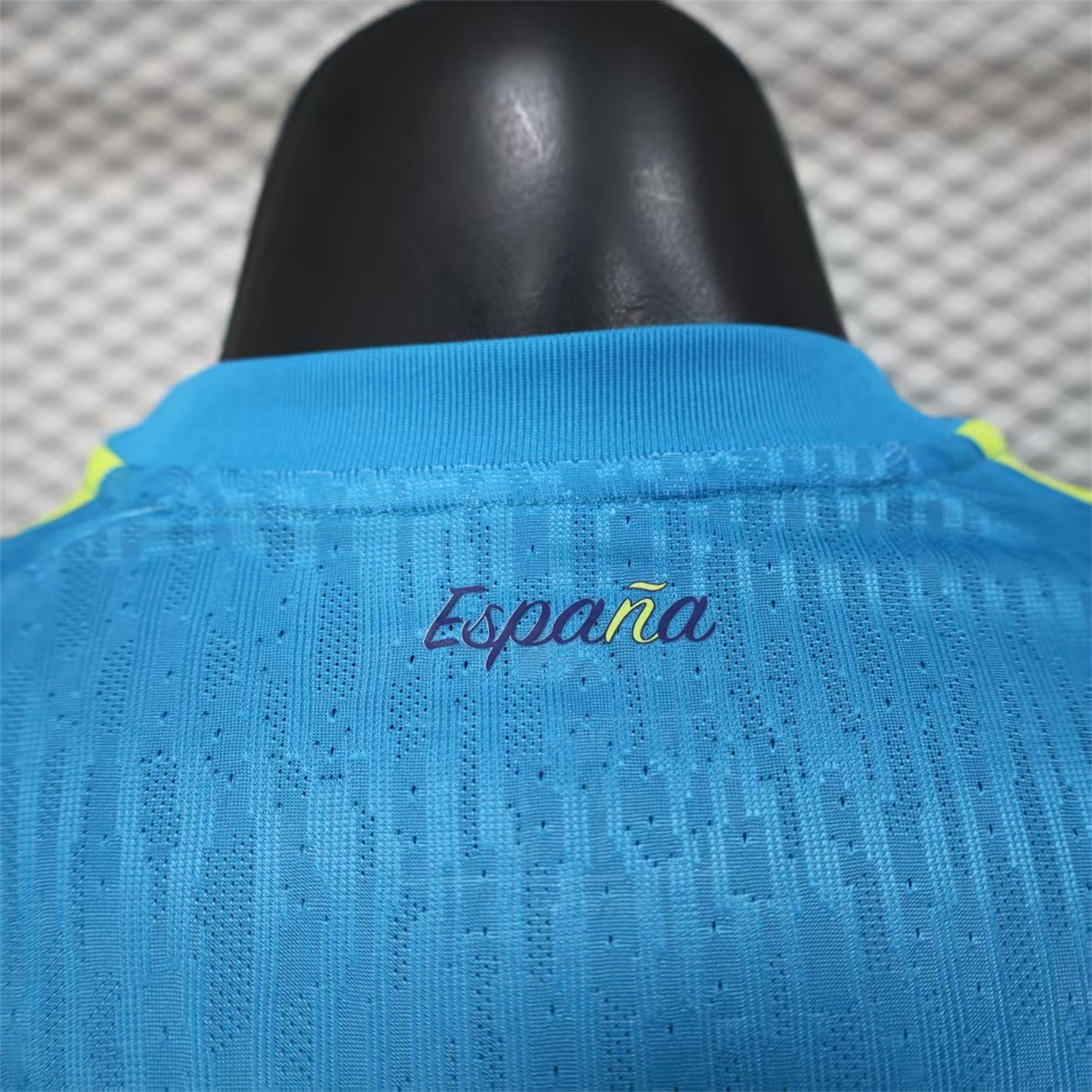 AlphaJersey-Spain 2026 Blue Goalkeeper Jersey - Player Version