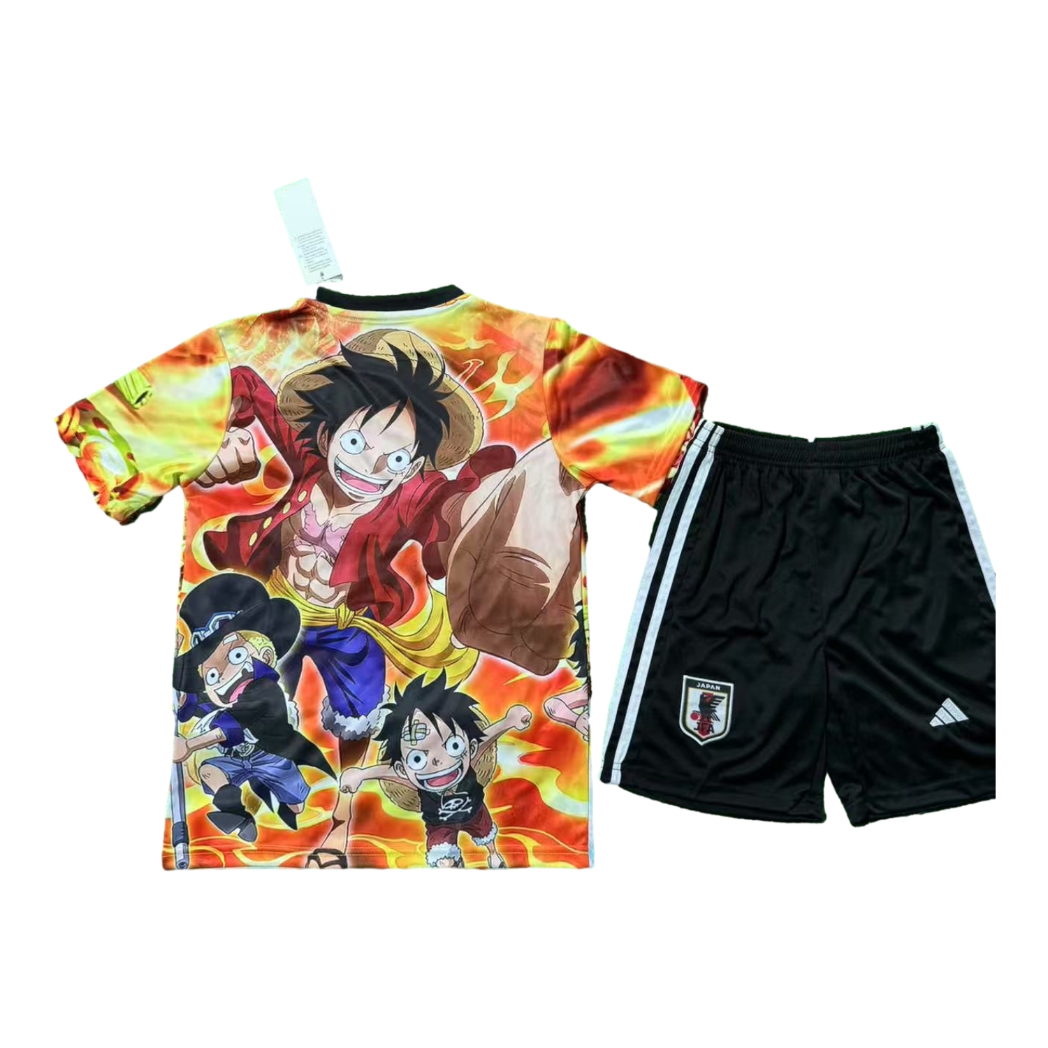 AlphaJersey-Japan 25-26 Luffy & Ace & Sabo's Fiery Triple-Attack Special Kids Kit