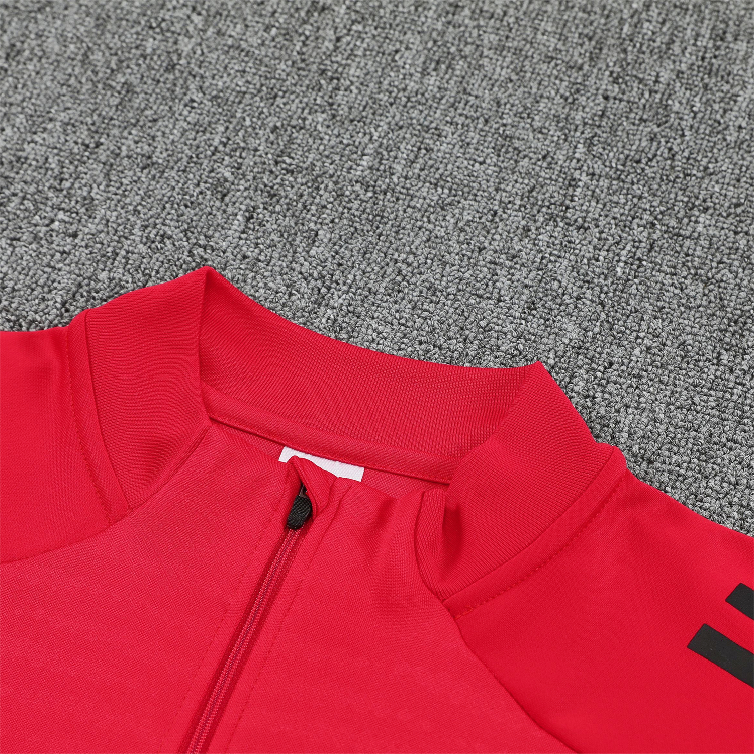 AlphaJersey-River Plate 25-26 Long Sleeves Training Set - Red Top & Black Pants