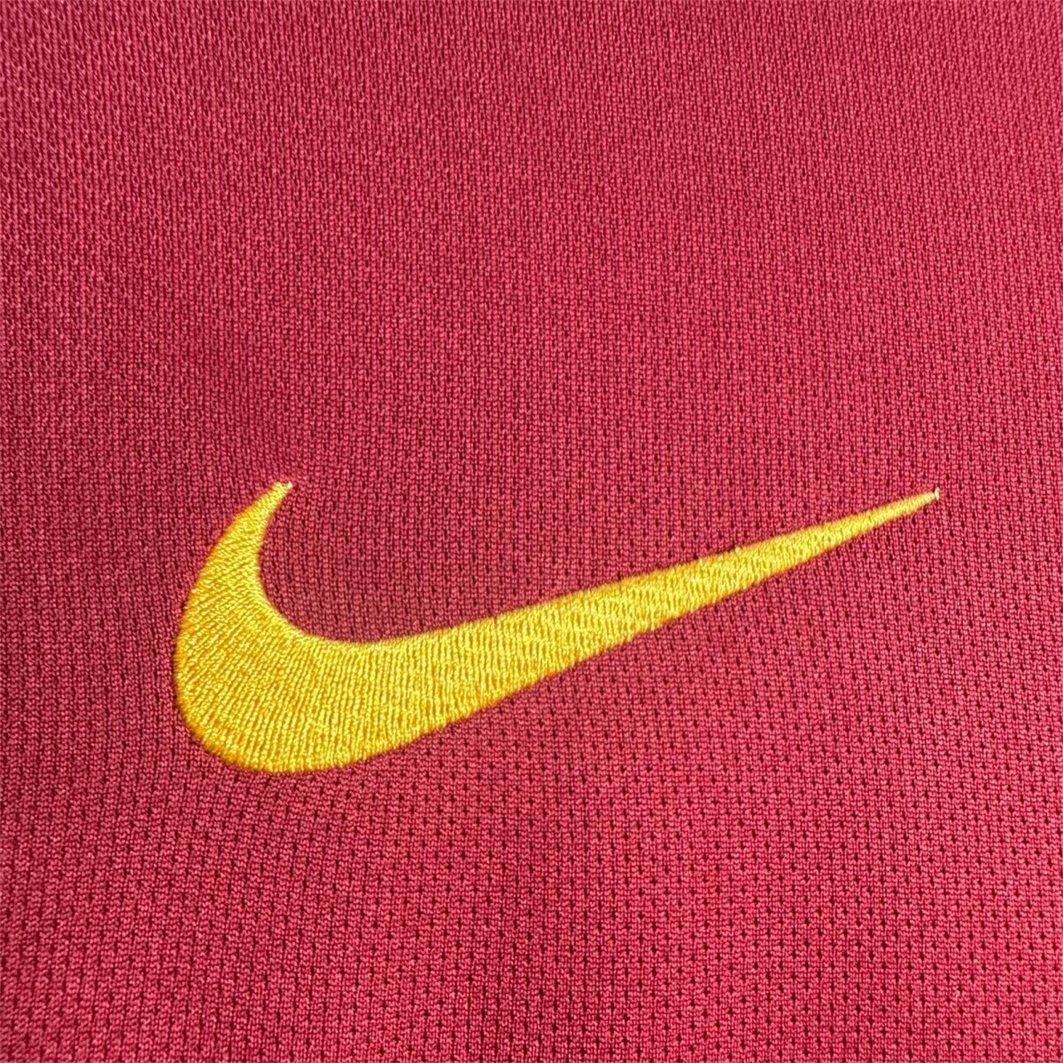 AlphaJersey-Retro Roma 2017-18 Home Long Sleeves Jersey
