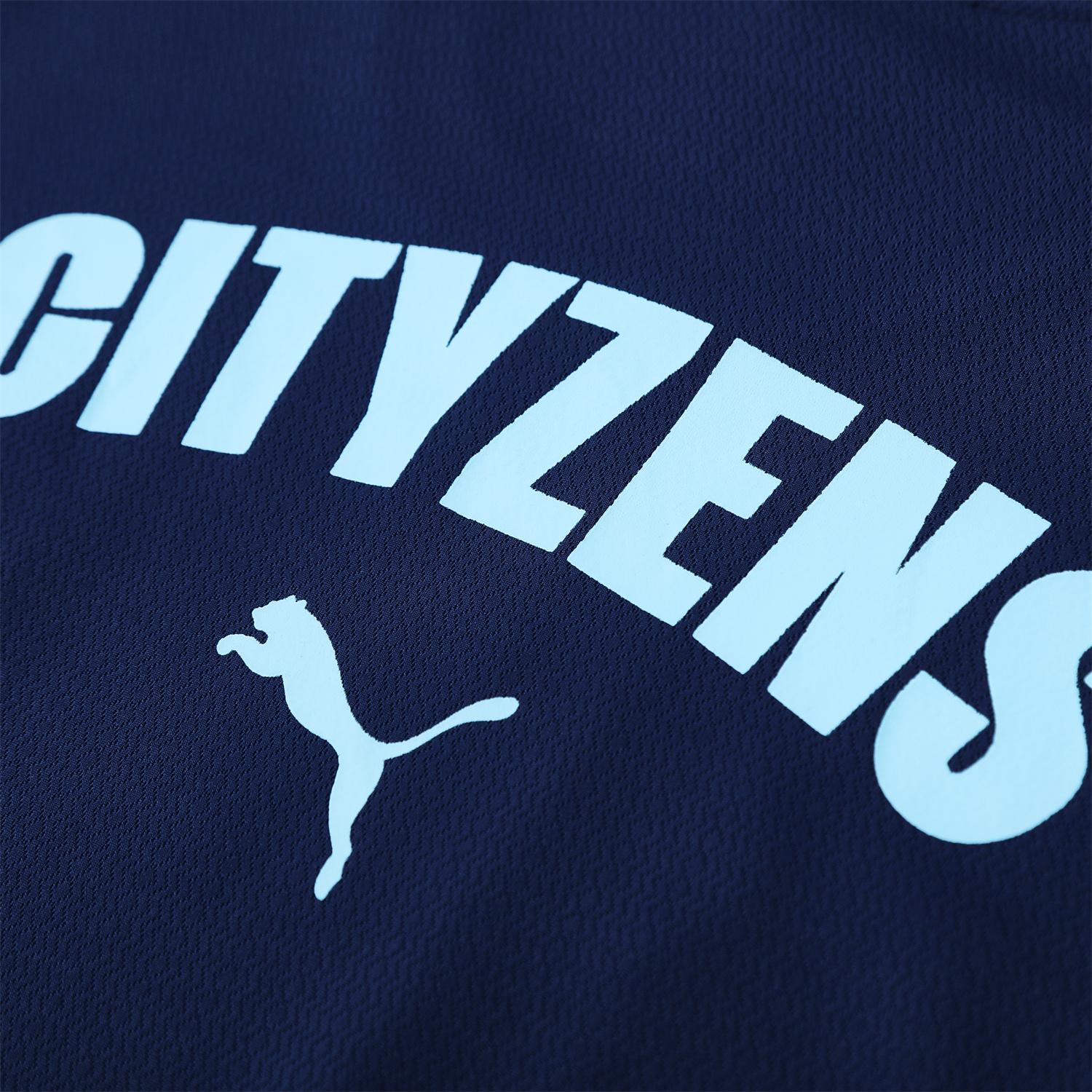 AlphaJersey-Manchester City 25-26 Short-Sleeve Training Set - Deep Blue Top & Deep Blue Shorts
