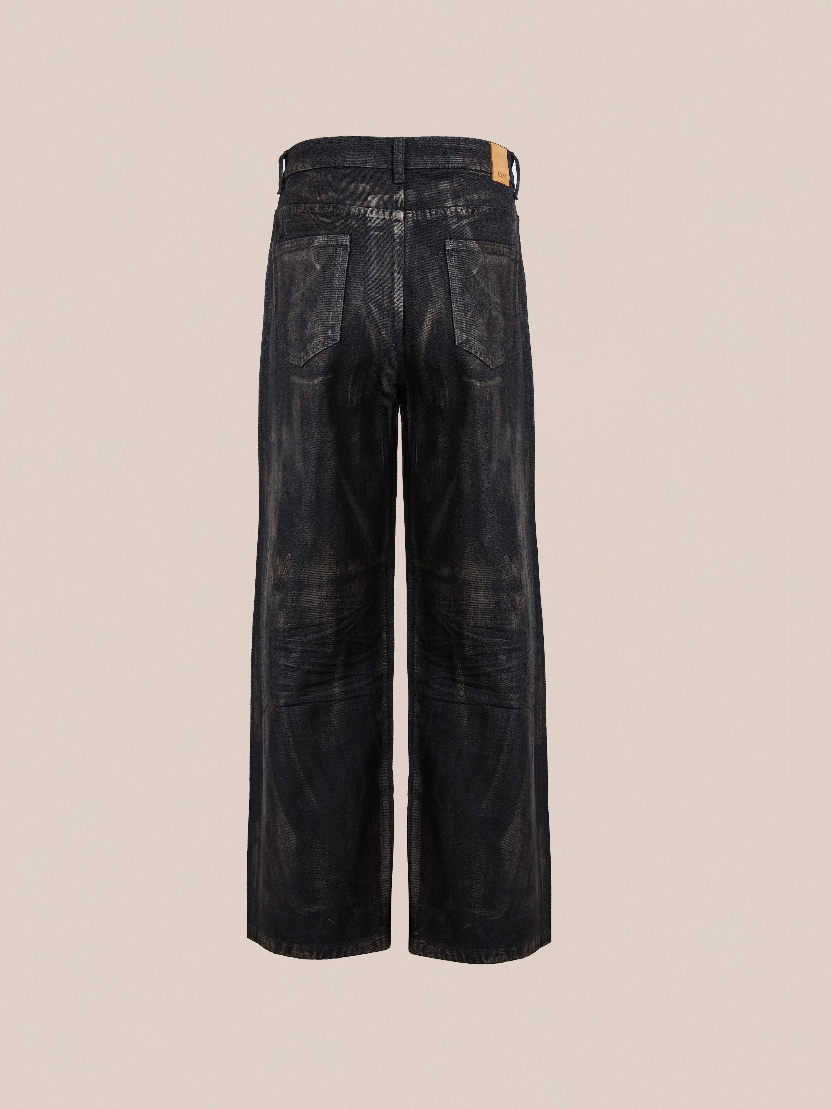 Waxed Studded Jeans | Modern Menswear by yycbvcnbmmnbm