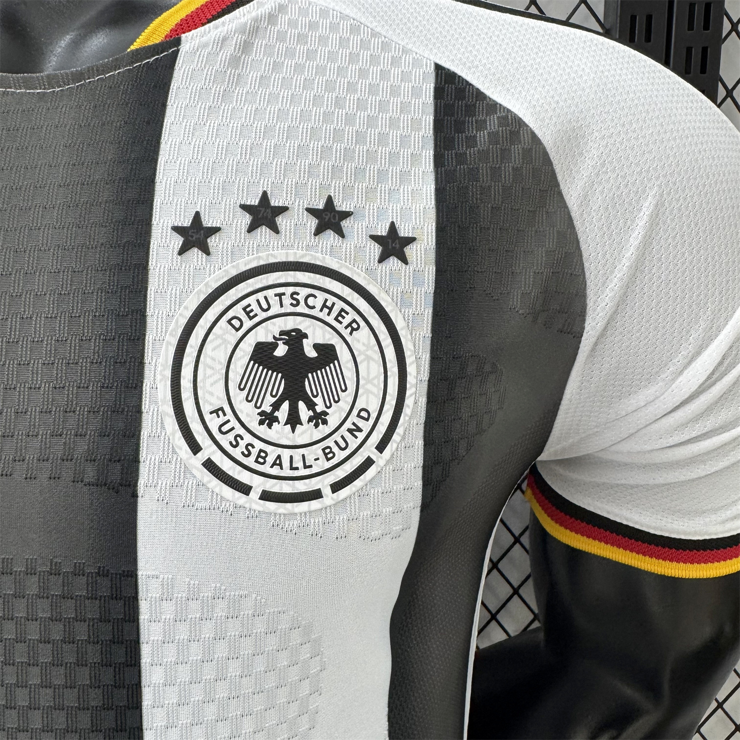 AlphaJersey-Germany 2026 Black And White Special Jersey - Player Version