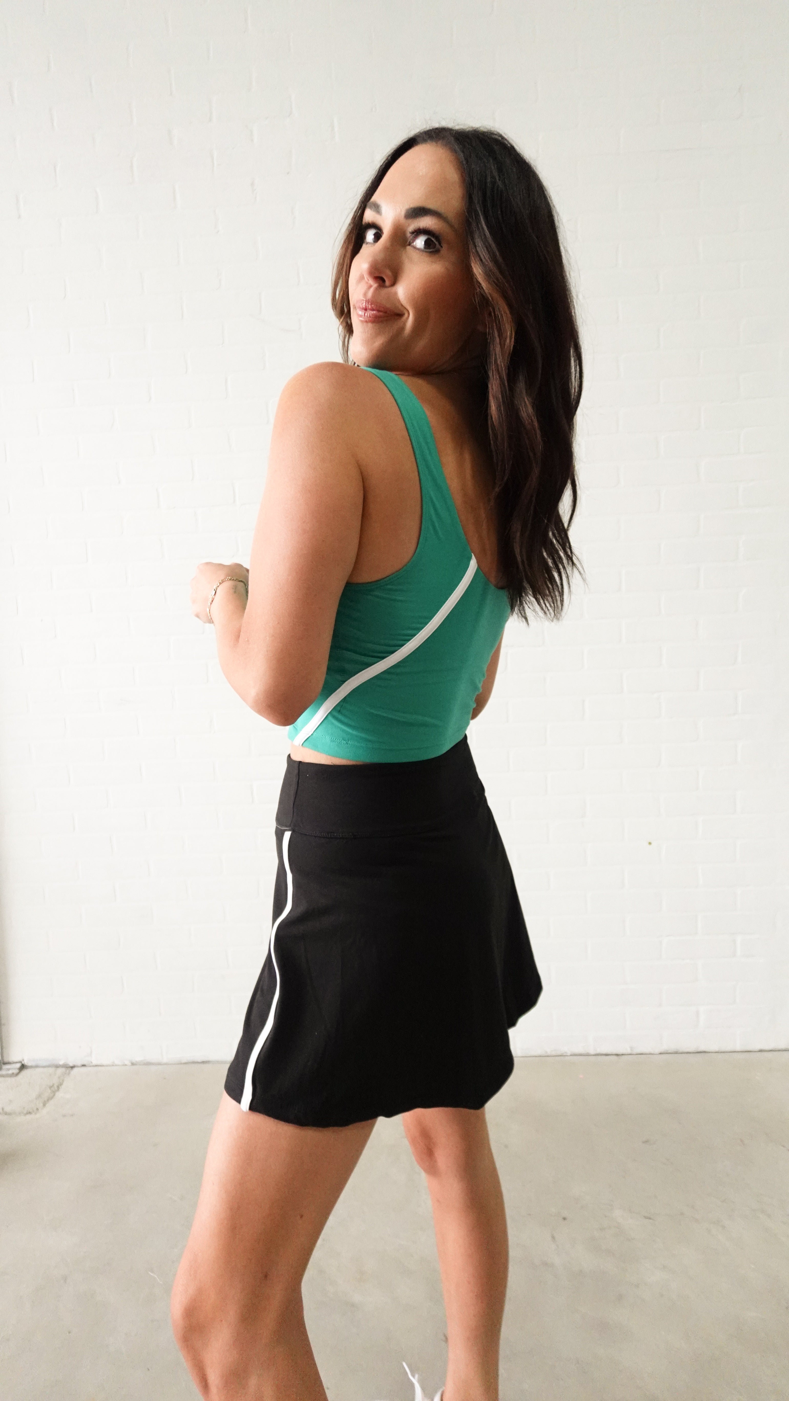 Emerald Buttersoft V-Neck Tank | Elegant Women's Fashion by coolavocek