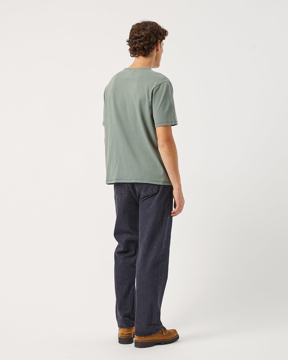 Garment Dye Tee - Seafoam | Modern Menswear by yycbvcnbmmnbm