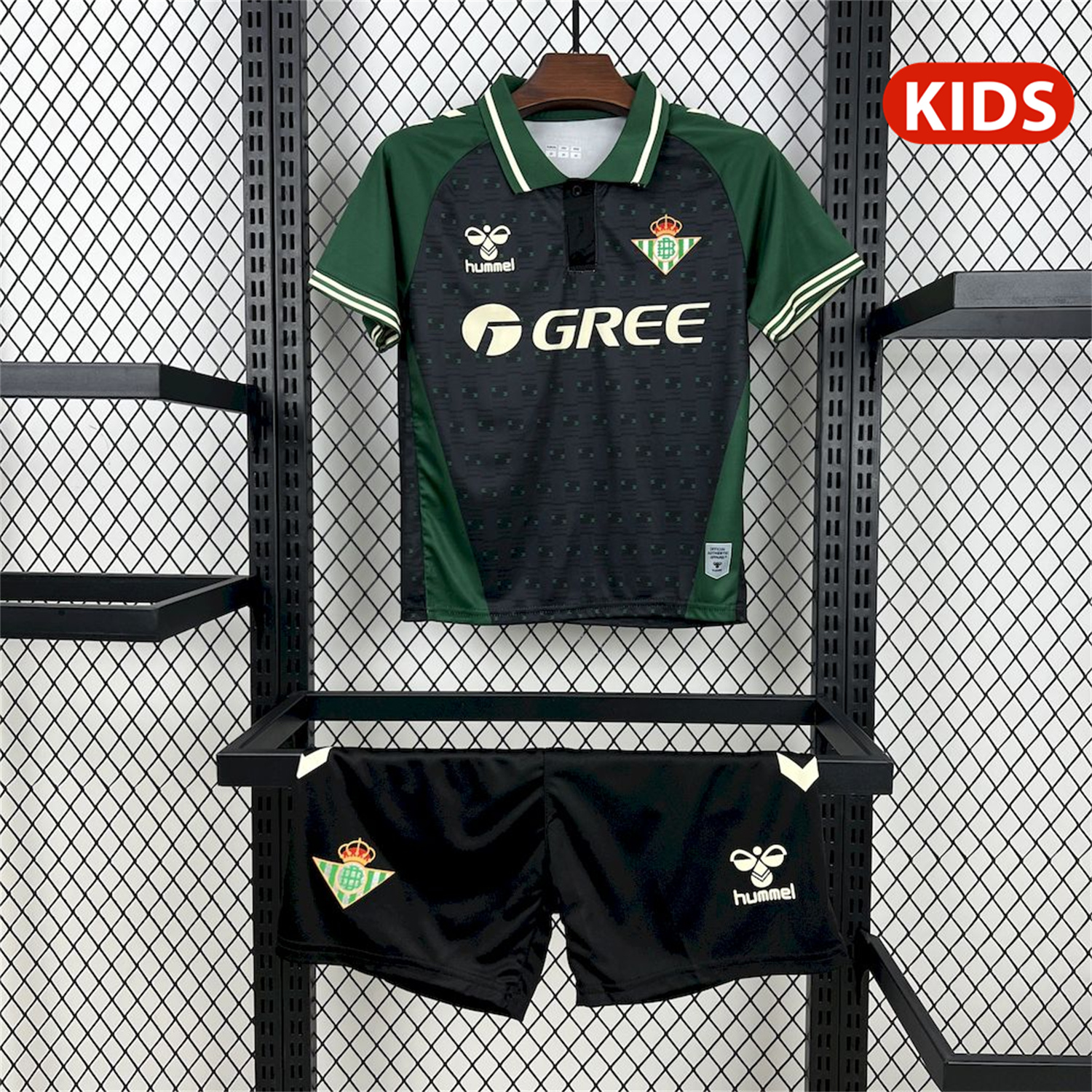 AlphaJersey-Real Betis 25-26 Grey Green Concept Kids Kit