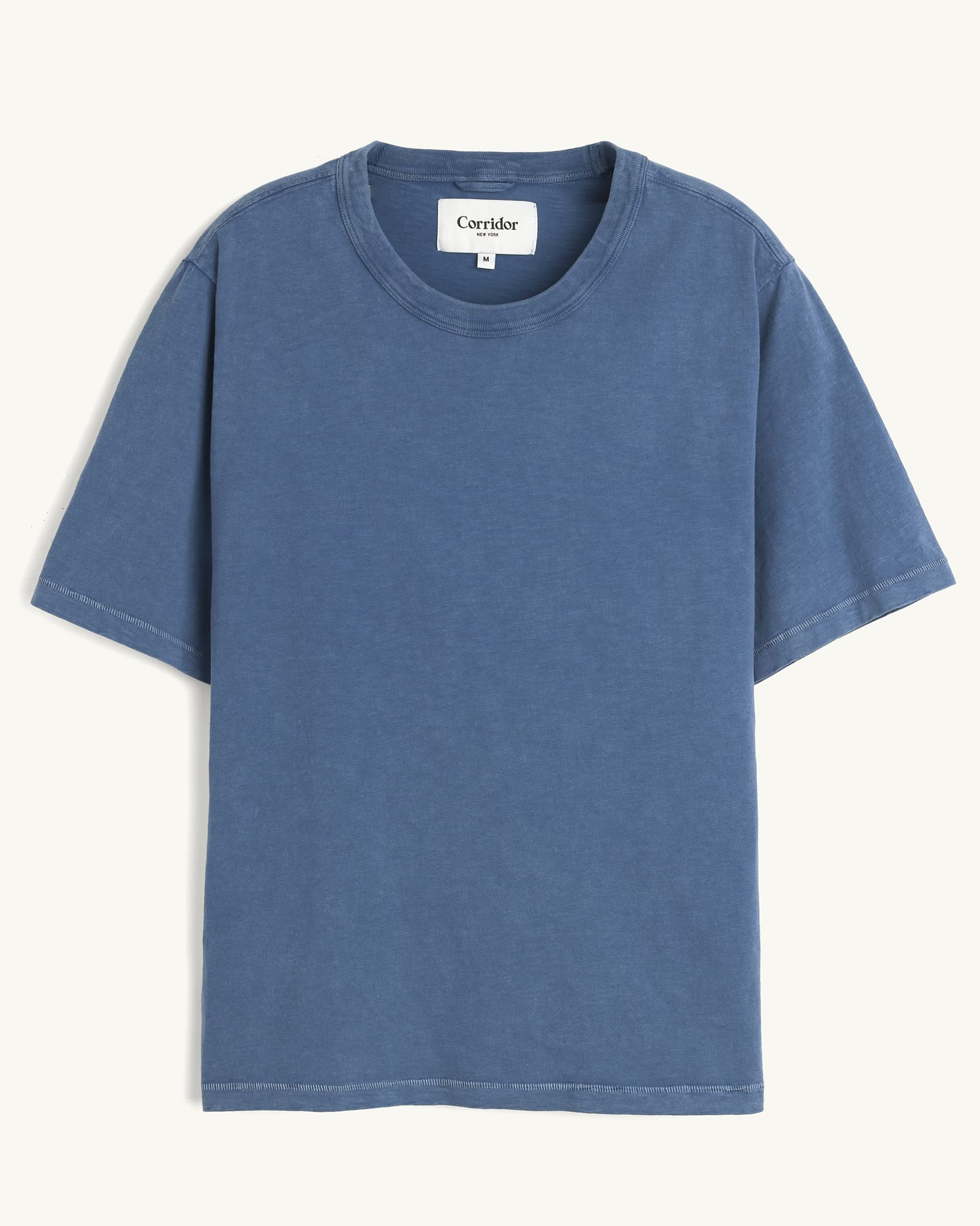 Slub Tee - Indigo | Modern Menswear by yycbvcnbmmnbm