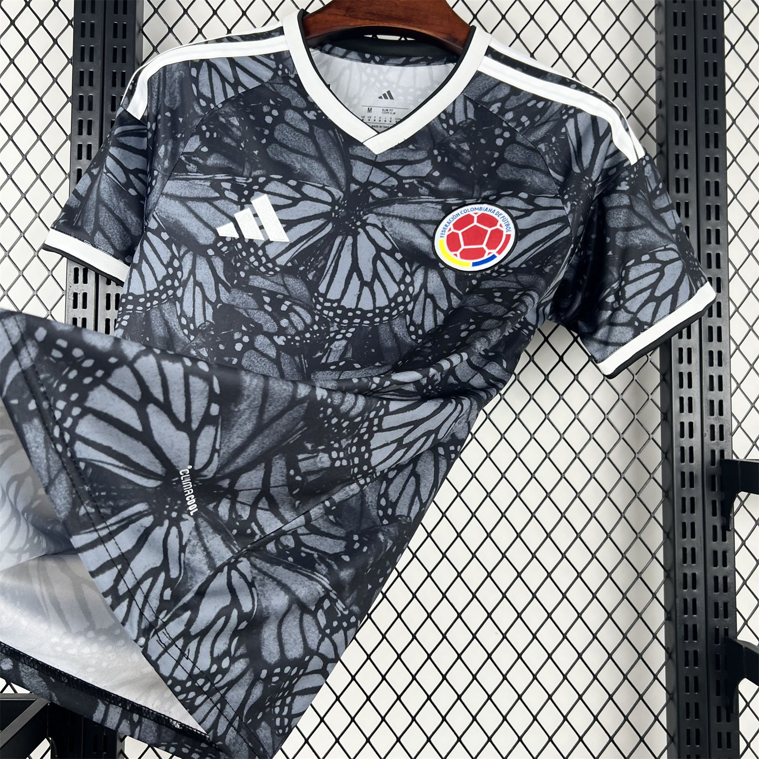 AlphaJersey-Colombia 2026 Grey And Black Special Jersey - Fans Version