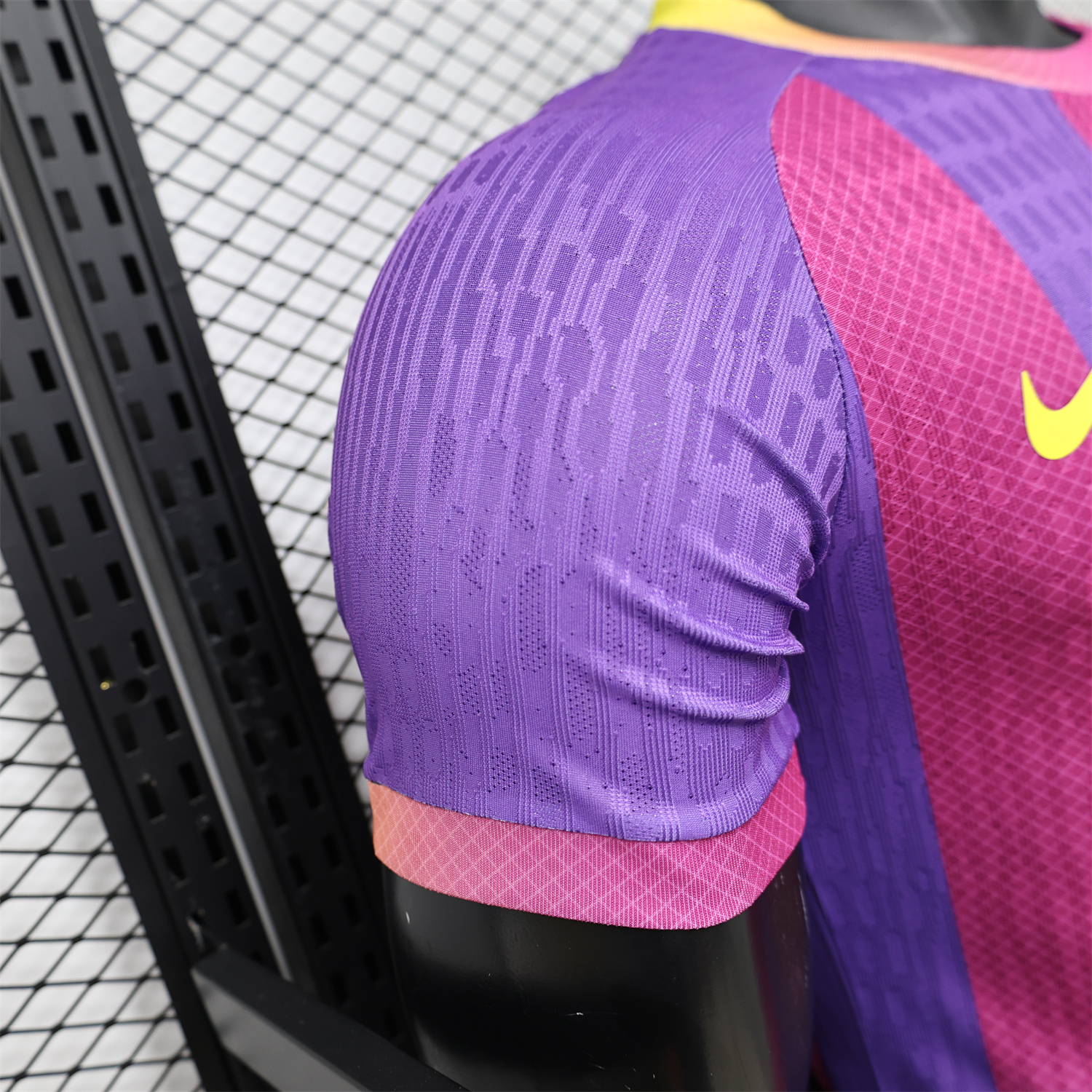 AlphaJersey-Barcelona 25-26 Purple Pink And Yellow Special Jersey - Player Version