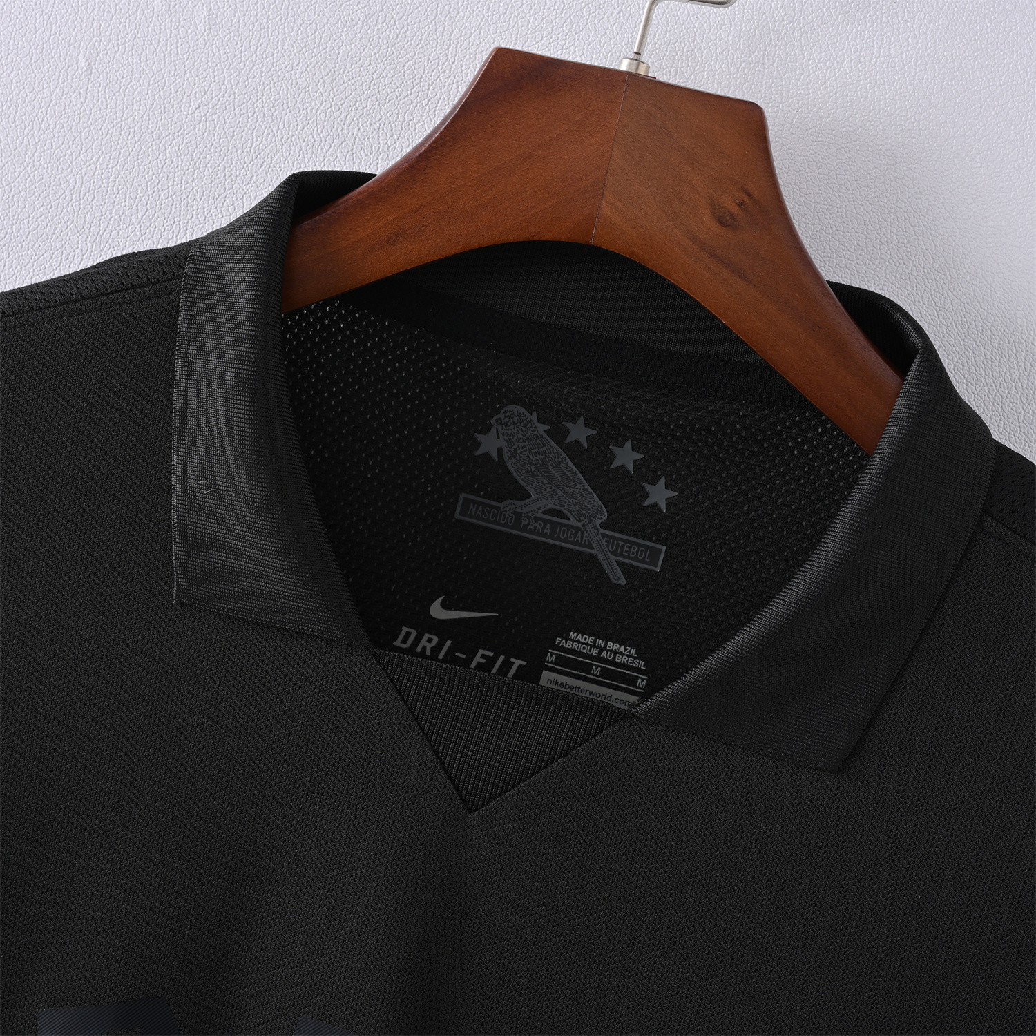 AlphaJersey-Retro Brazil 2013-14 Black Five-Stars Special Edition Jersey