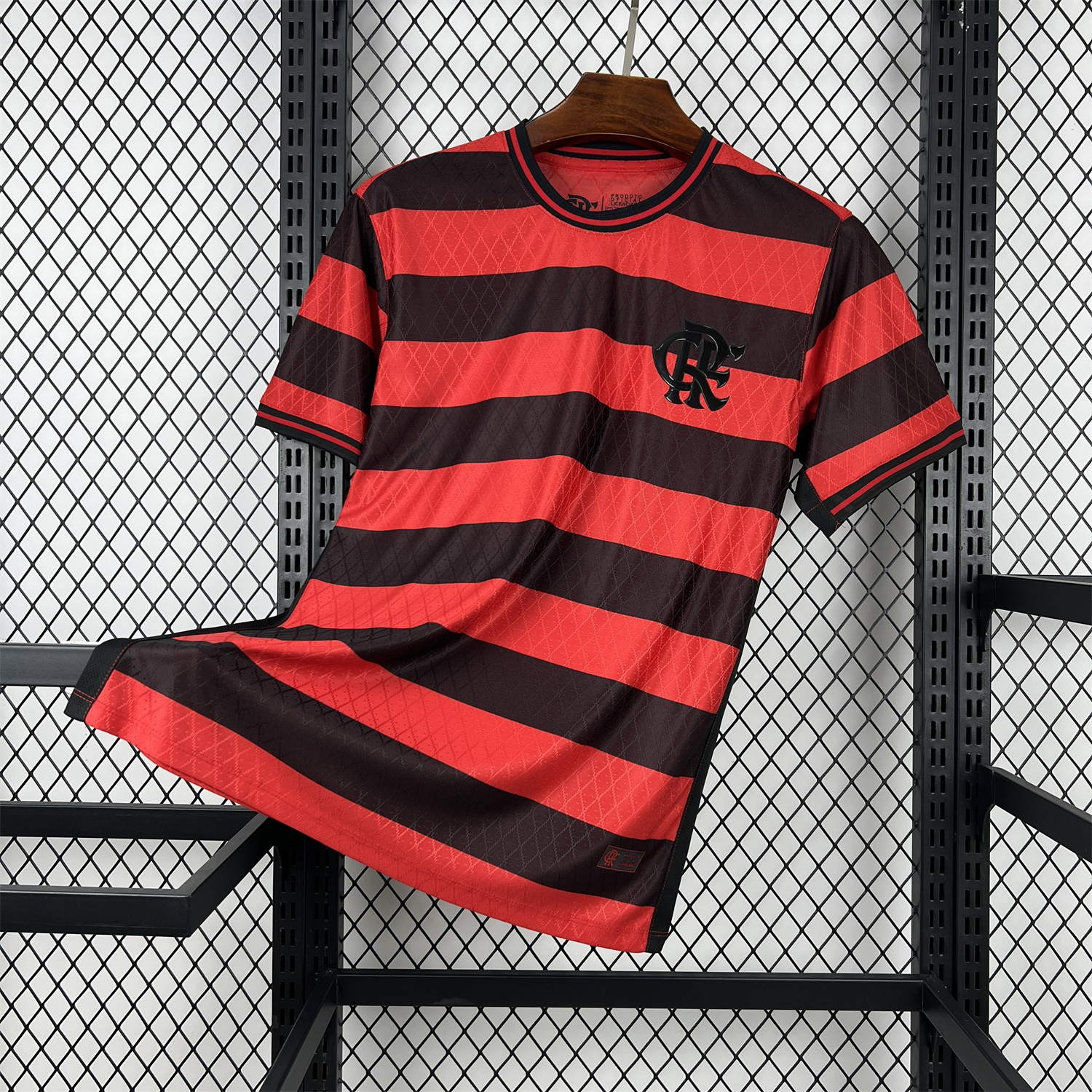 AlphaJersey-Flamengo 26-27 Red And Black Pre-Match Jersey - Fans Version