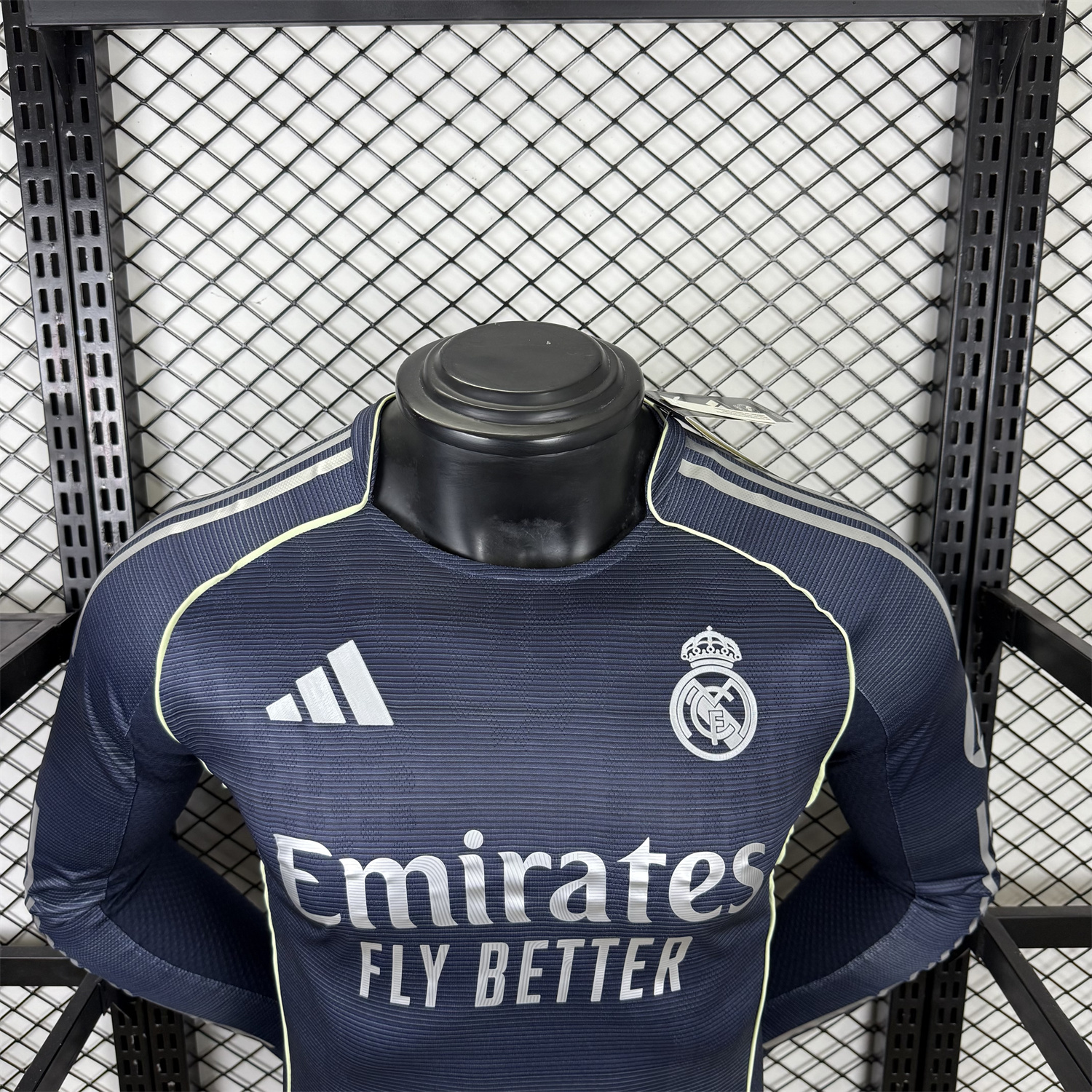 AlphaJersey-Real Madrid 25-26 Away Long Sleeve Jersey - Player Version