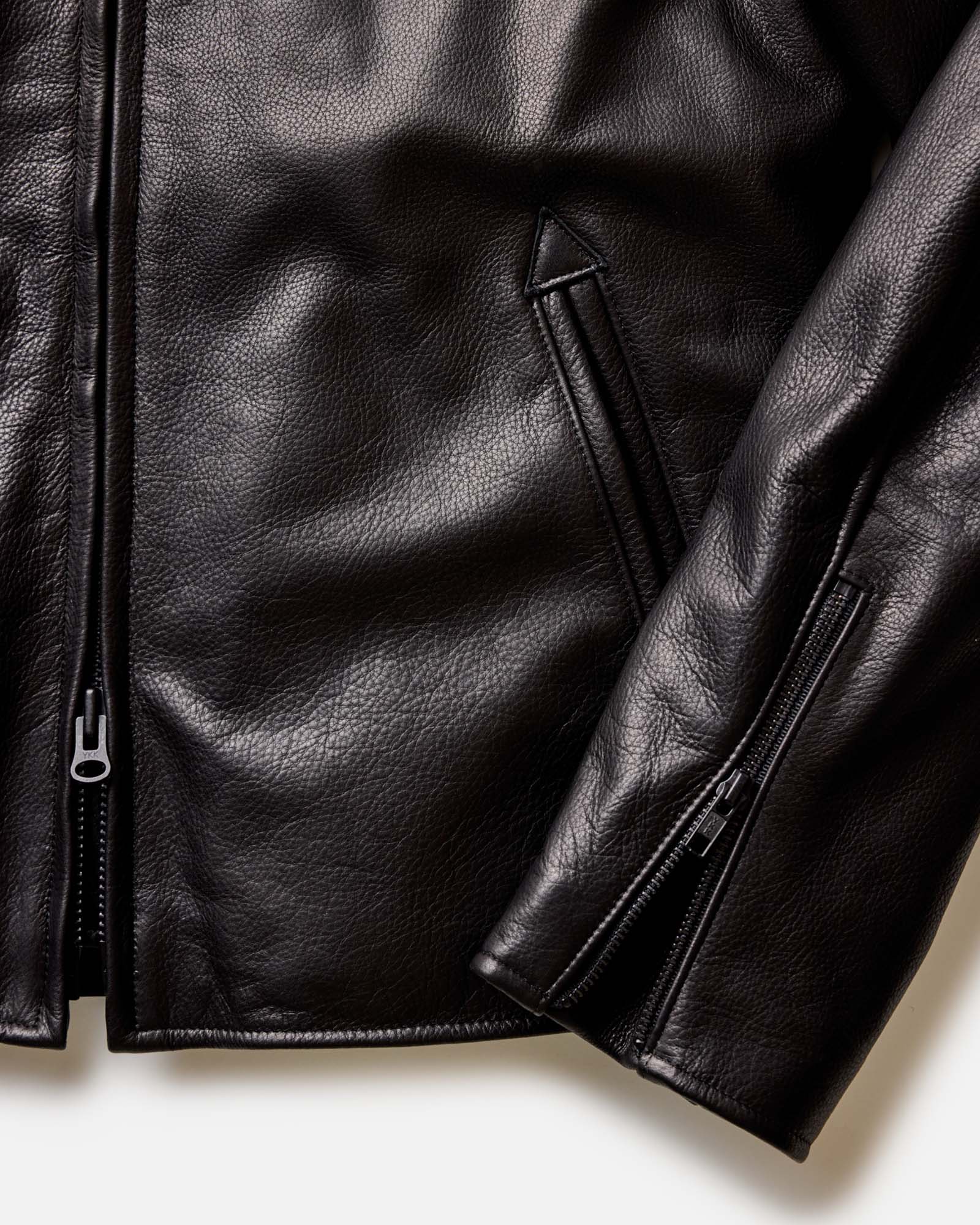 The Moto Jacket in Black Steerhide | Modern Menswear by yycbvcnbmmnbm