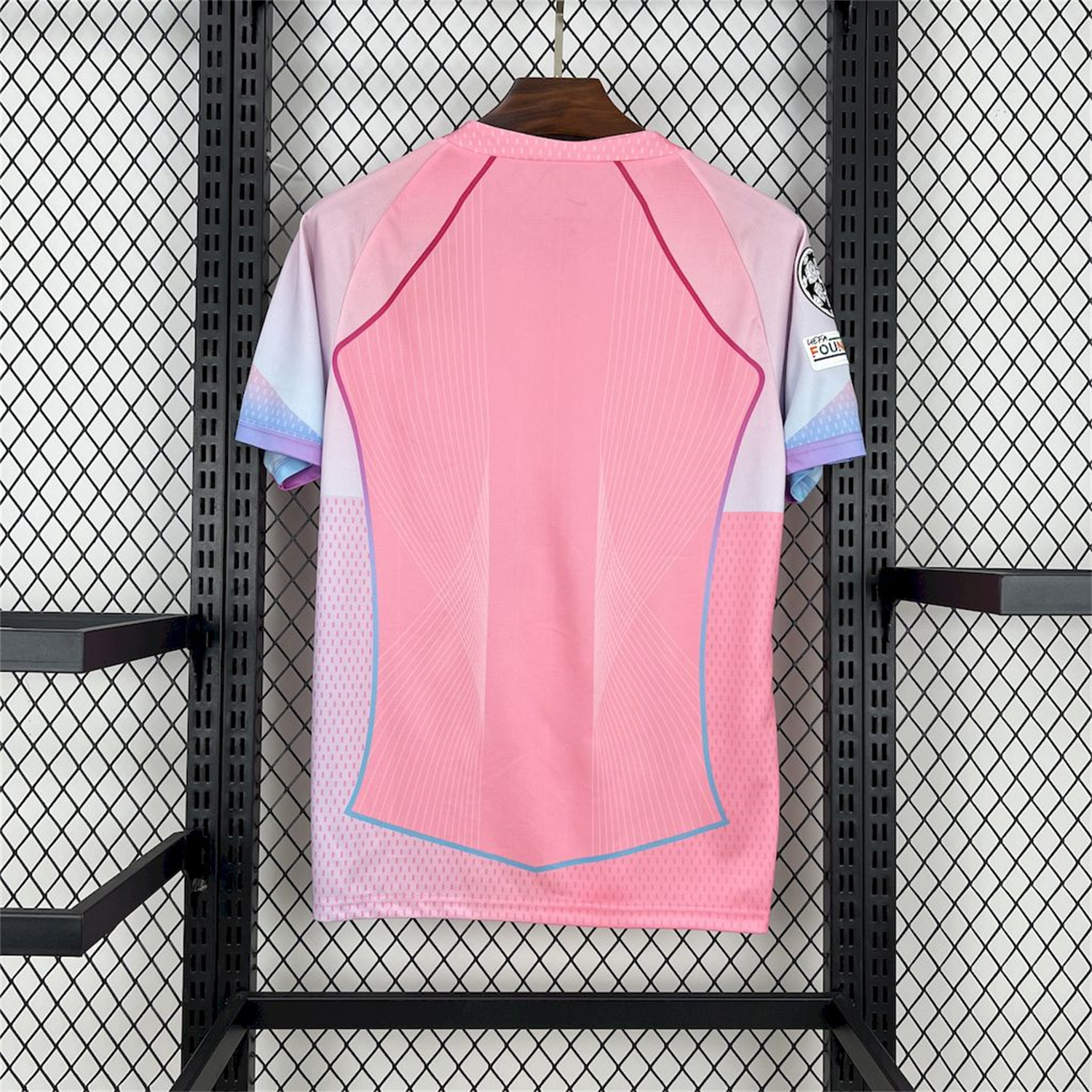 AlphaJersey-Barcelona 25-26 T90 White Lines Pink Special Jersey - Fans Version