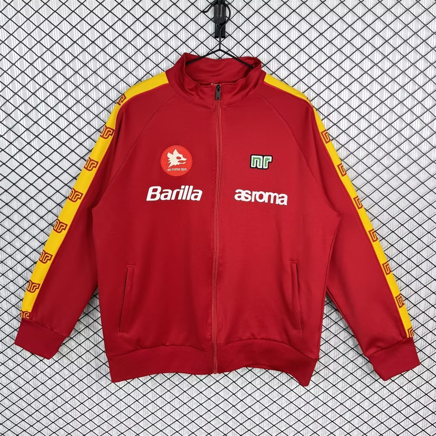 AlphaJersey-Retro AS Roma 1988-89 Home Windbreaker