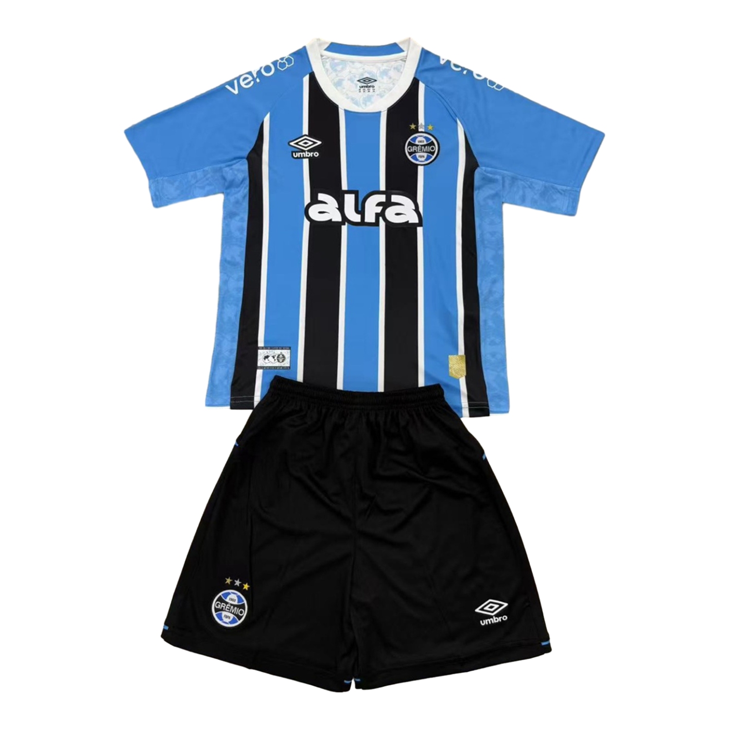 AlphaJersey-Gremio 25-26 Home Men's Adult Jersey Set - Fans Version