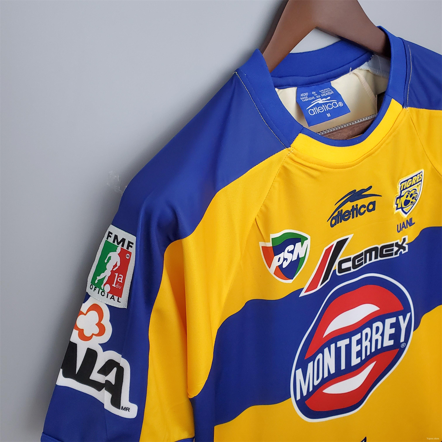 AlphaJersey-Retro Tigres UANL 2001-02 Home Jersey