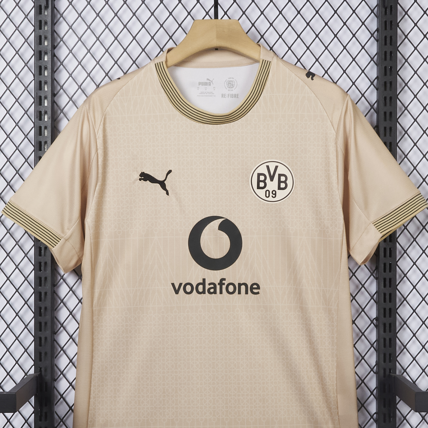 AlphaJersey-Dortmund 25-26 “100 JAHRE STADION ROTE ERDE” Beige Goalkeeper Special Jersey - Fans Version