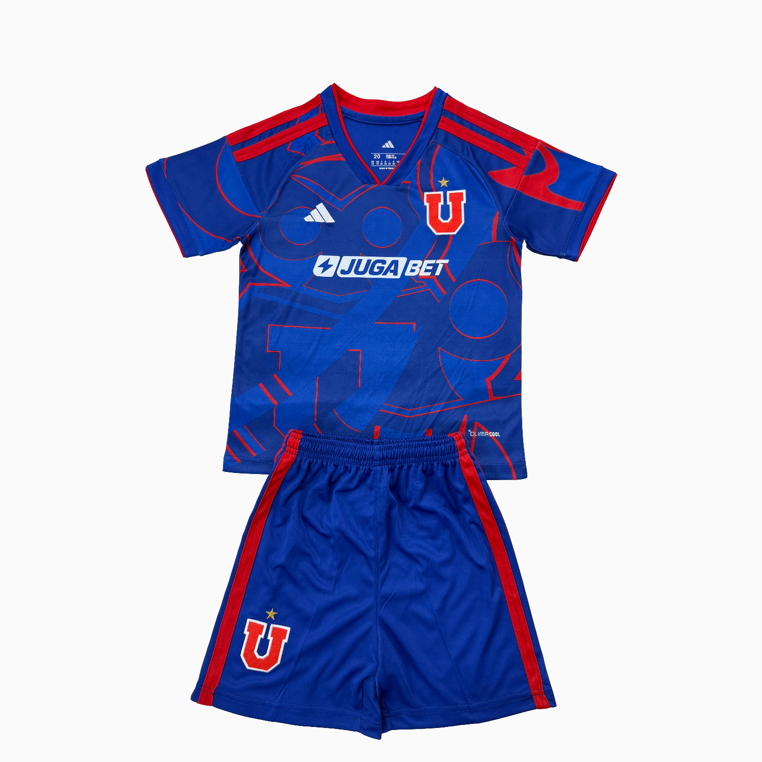 AlphaJersey-Universidad de Chile 2026 Home Men's Adult Jersey Set - Fans Version
