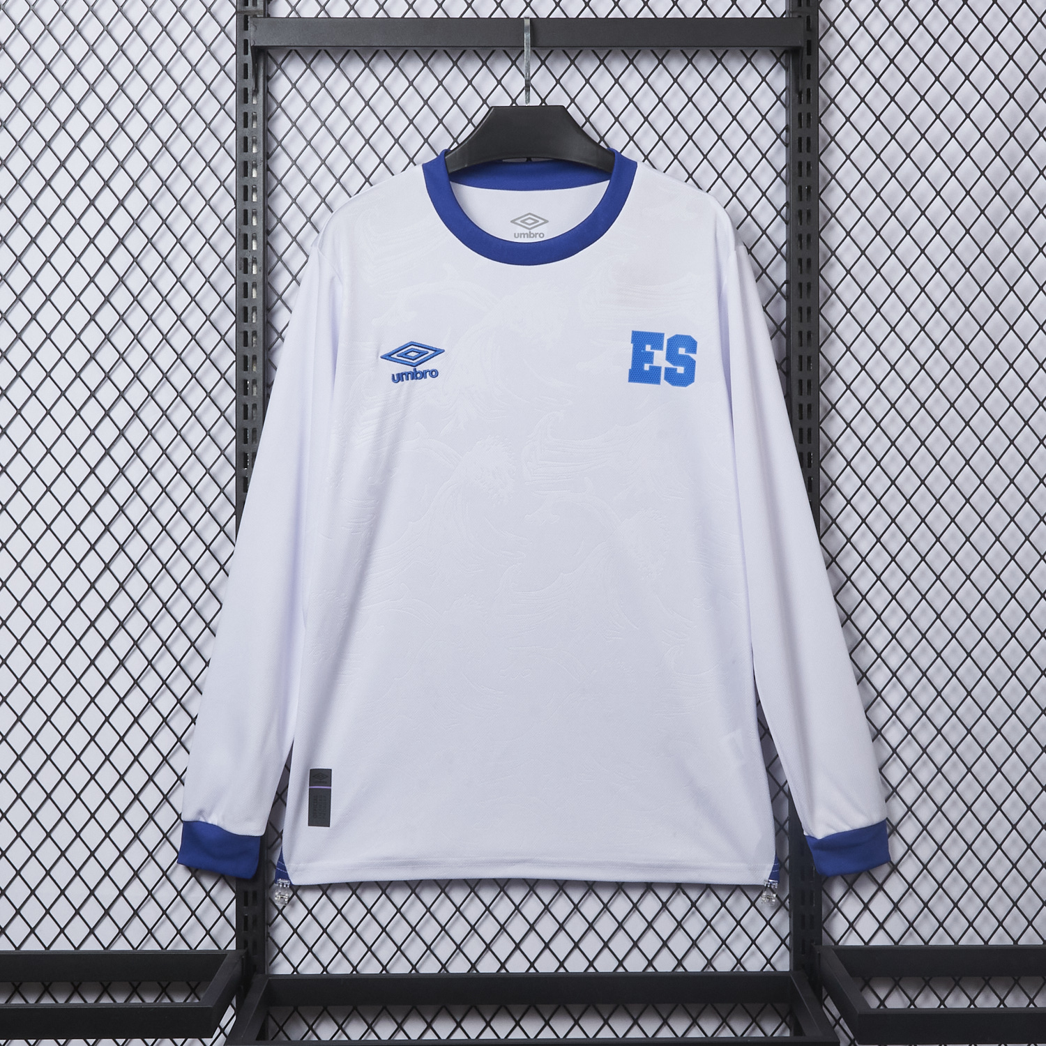 AlphaJersey-El Salvador 2025-26 Away Long Sleeve Jersey - Fans Version