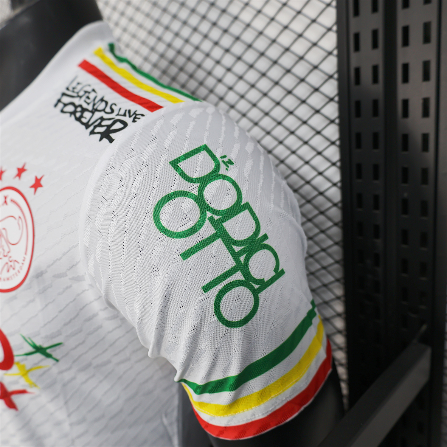 AlphaJersey-Ajax x B-O-B Marly 2025-26 40th White Special Edition Jersey - Player Version