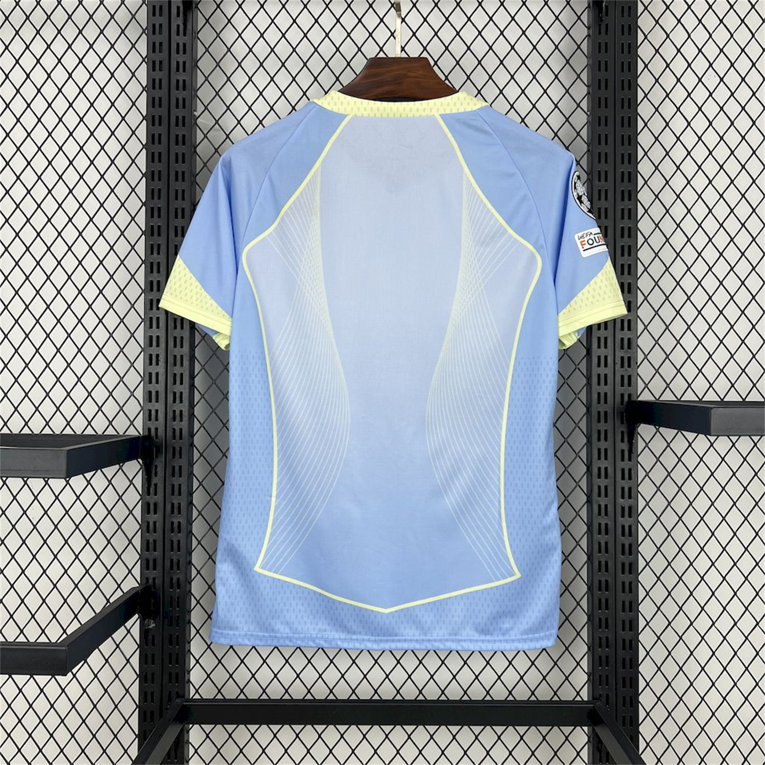 AlphaJersey-Barcelona 25-26 T90 Yellow Lines Light Blue Special Jersey - Fans Version