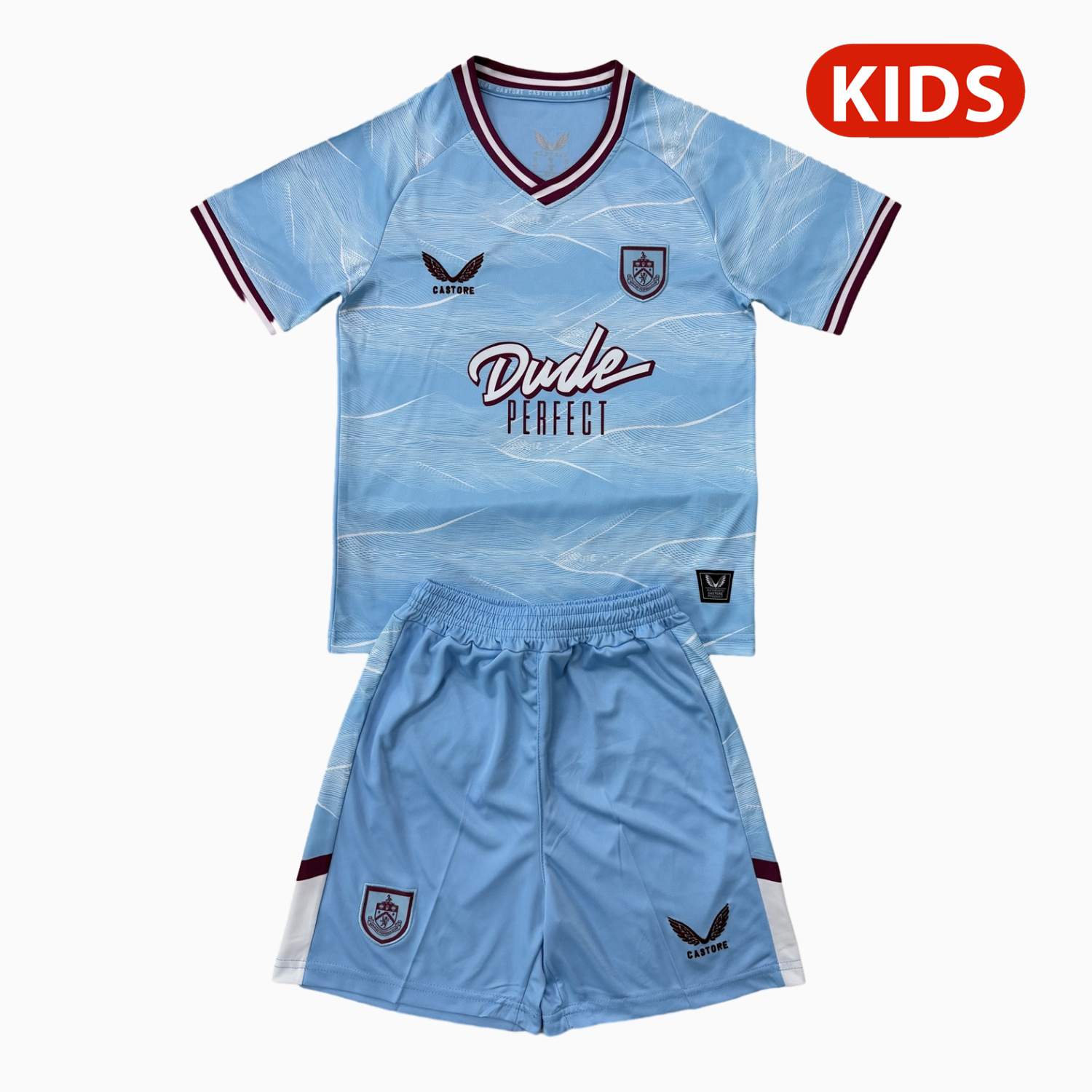 AlphaJersey-Burnley 25-26 Away Kids Kit