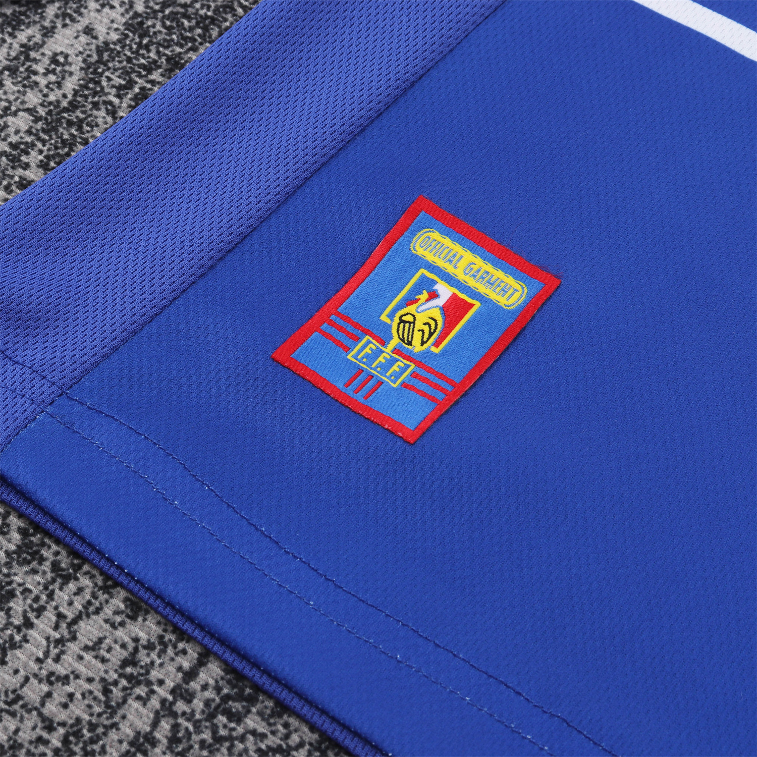 AlphaJersey-Retro France 1998 Home Long Sleeves Kids Kit