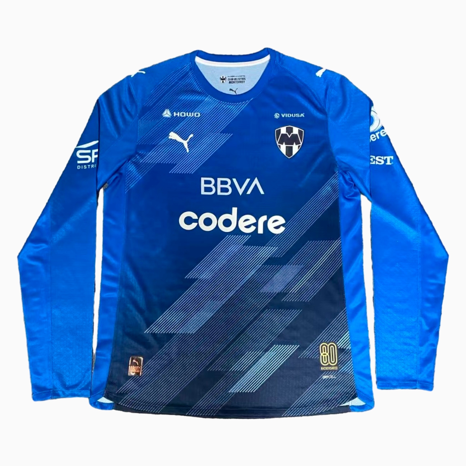 AlphaJersey-Rayados Monterrey 25-26 Third Blue Long Sleeves Jersey - Player Version