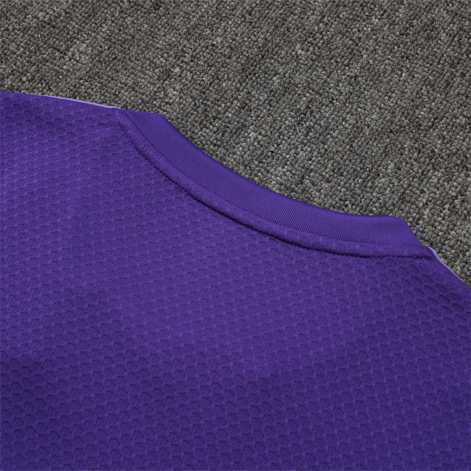 AlphaJersey-Real Madrid 25-26 Throwback Trefoil Short-Sleeve Training Set - Purple