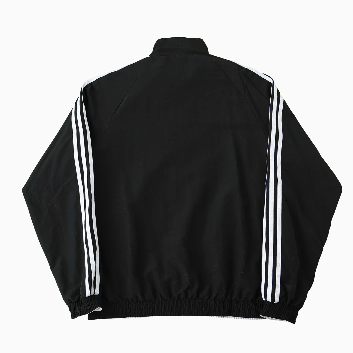 AlphaJersey-Retro Germany 1990 Double Sided Reversible Windbreaker - White & Black