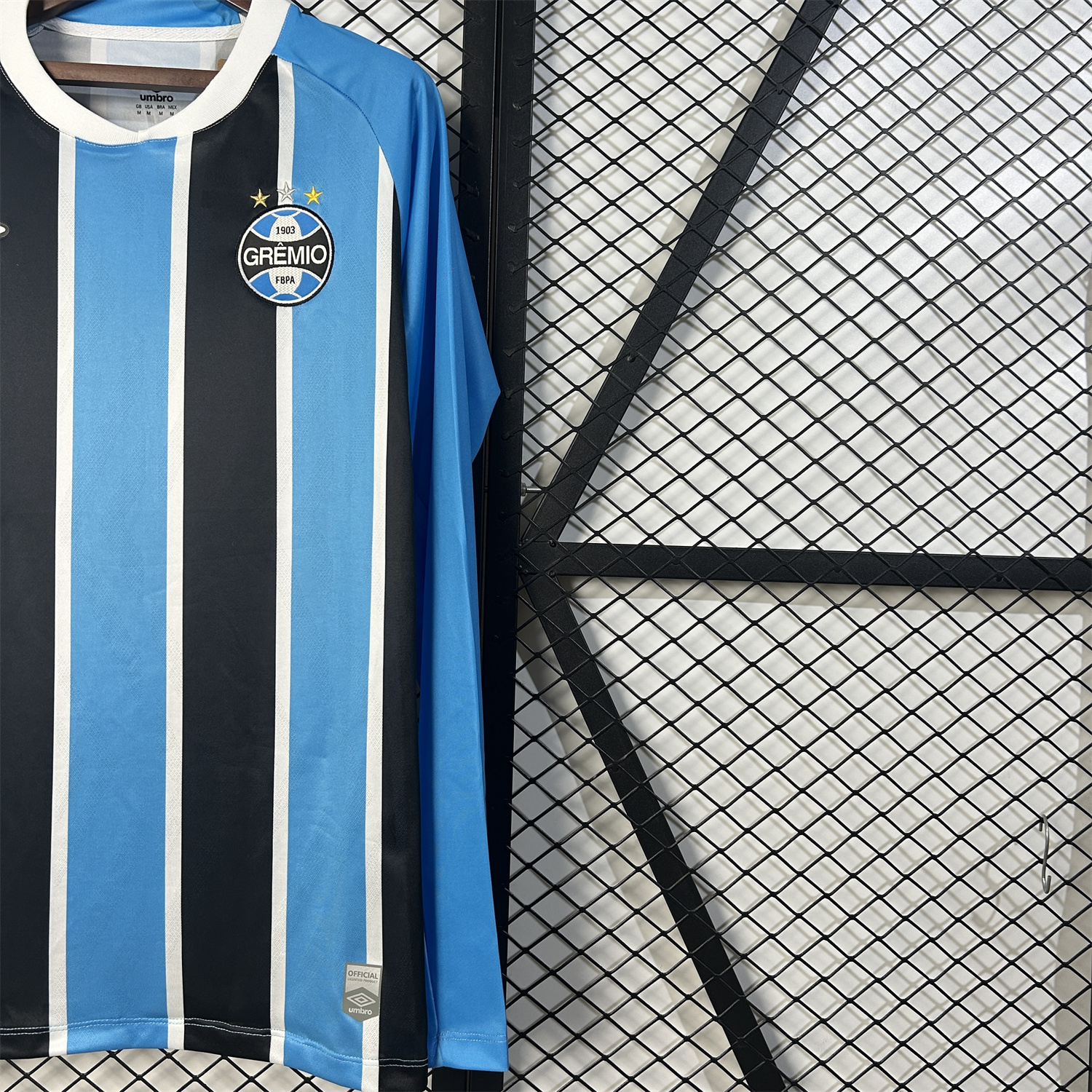 AlphaJersey-Gremio 25-26 Home Unsponsored Long Sleeves Jersey - Fans Version